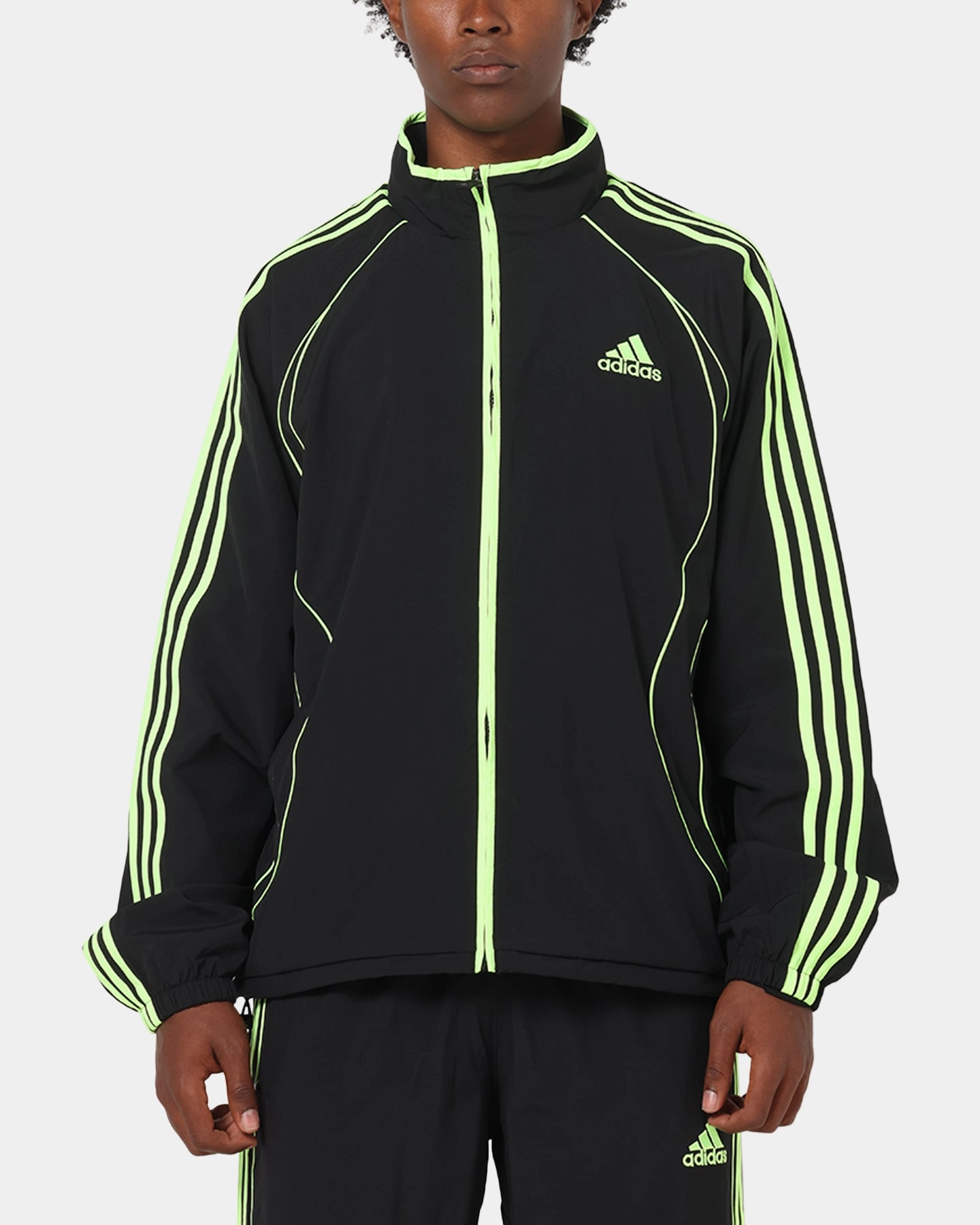 Adidas Teamgeist Adicolor Track Jacket Black/Green winter season Agree