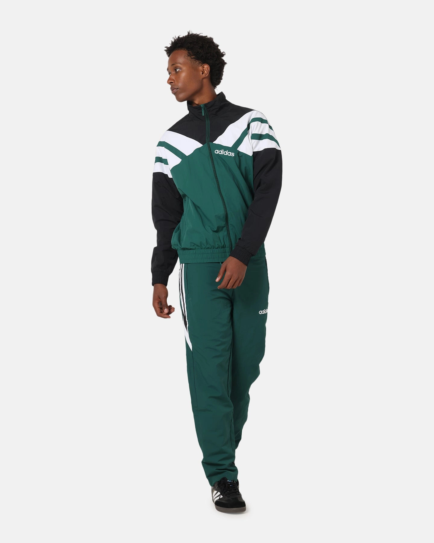 Perfection Prom Adidas Track Jacket Green/Black