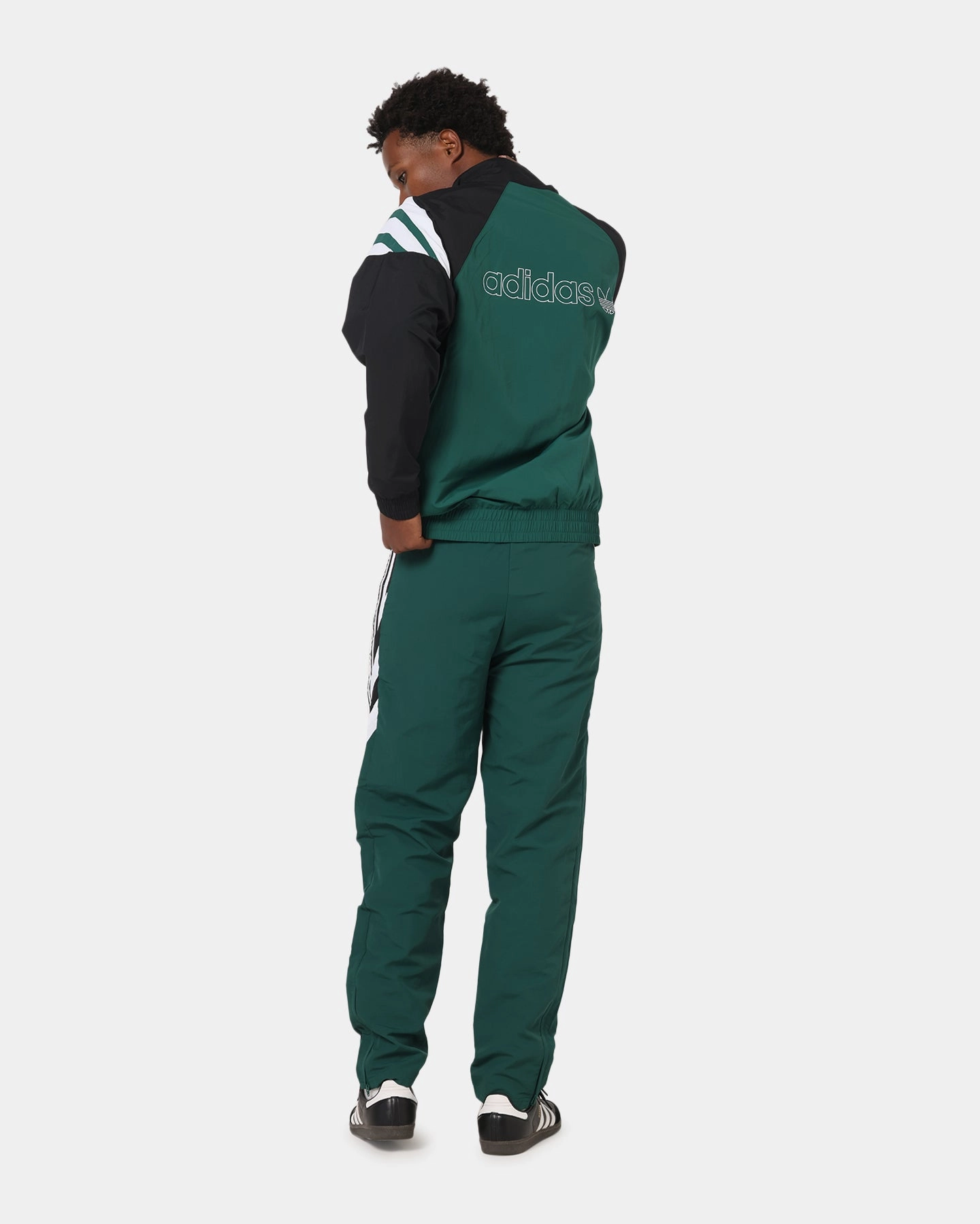 Core Style suitable for exercise Adidas Track Jacket Green/Black