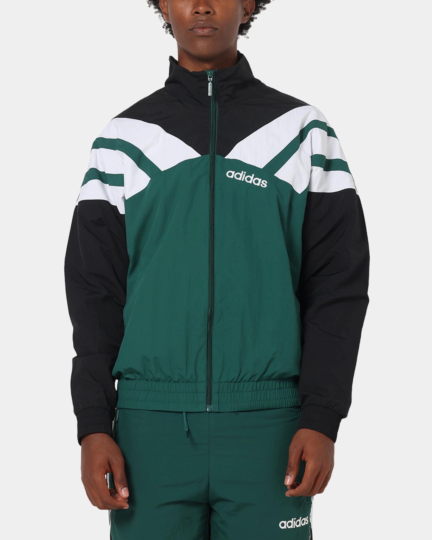 suitable for casual sports Individual-sports Adidas Track Jacket Green/Black