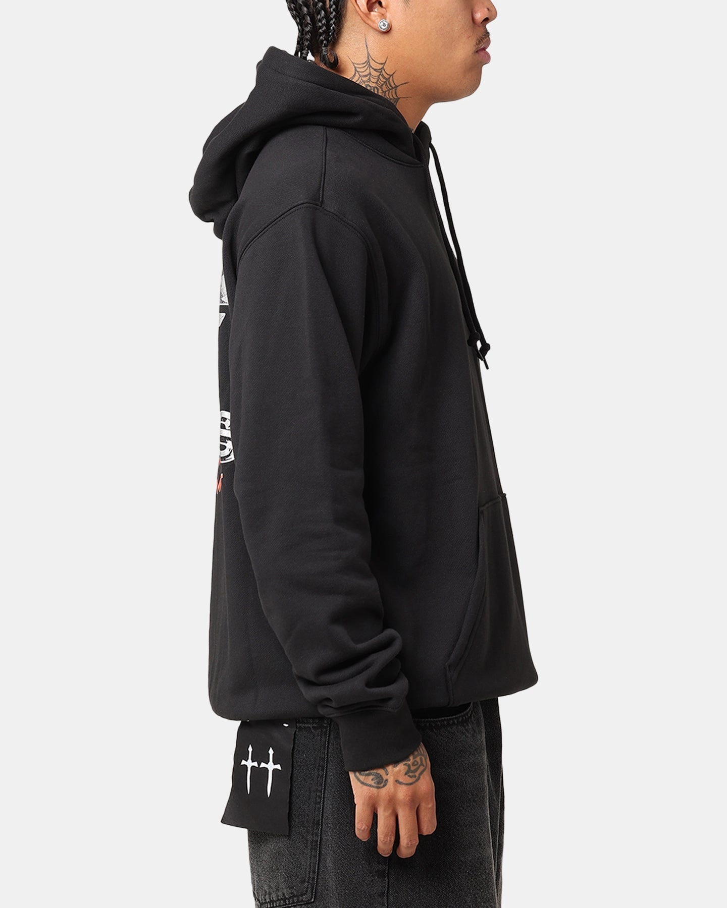 Motion Friendly Cozy Outerwear Adidas Trefoil Hoodie Black
