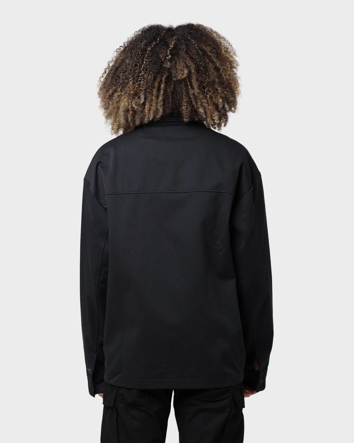 Adidas Trefoil Twill Blouson Jacket Black FoldableDesign Storm Fit