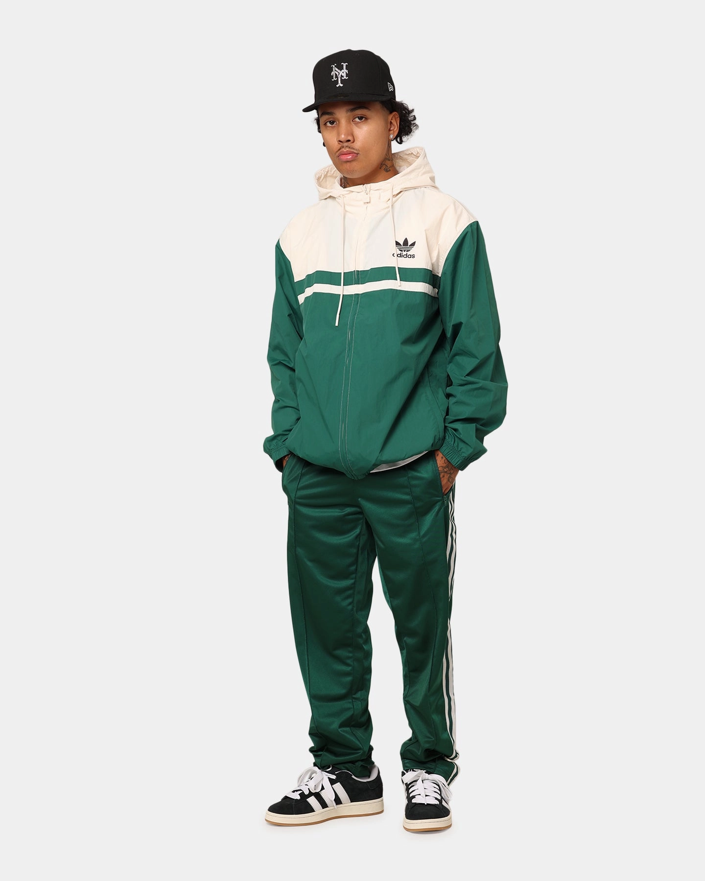 Adidas Windbreaker Jacket Green Soft Shell Material Summer