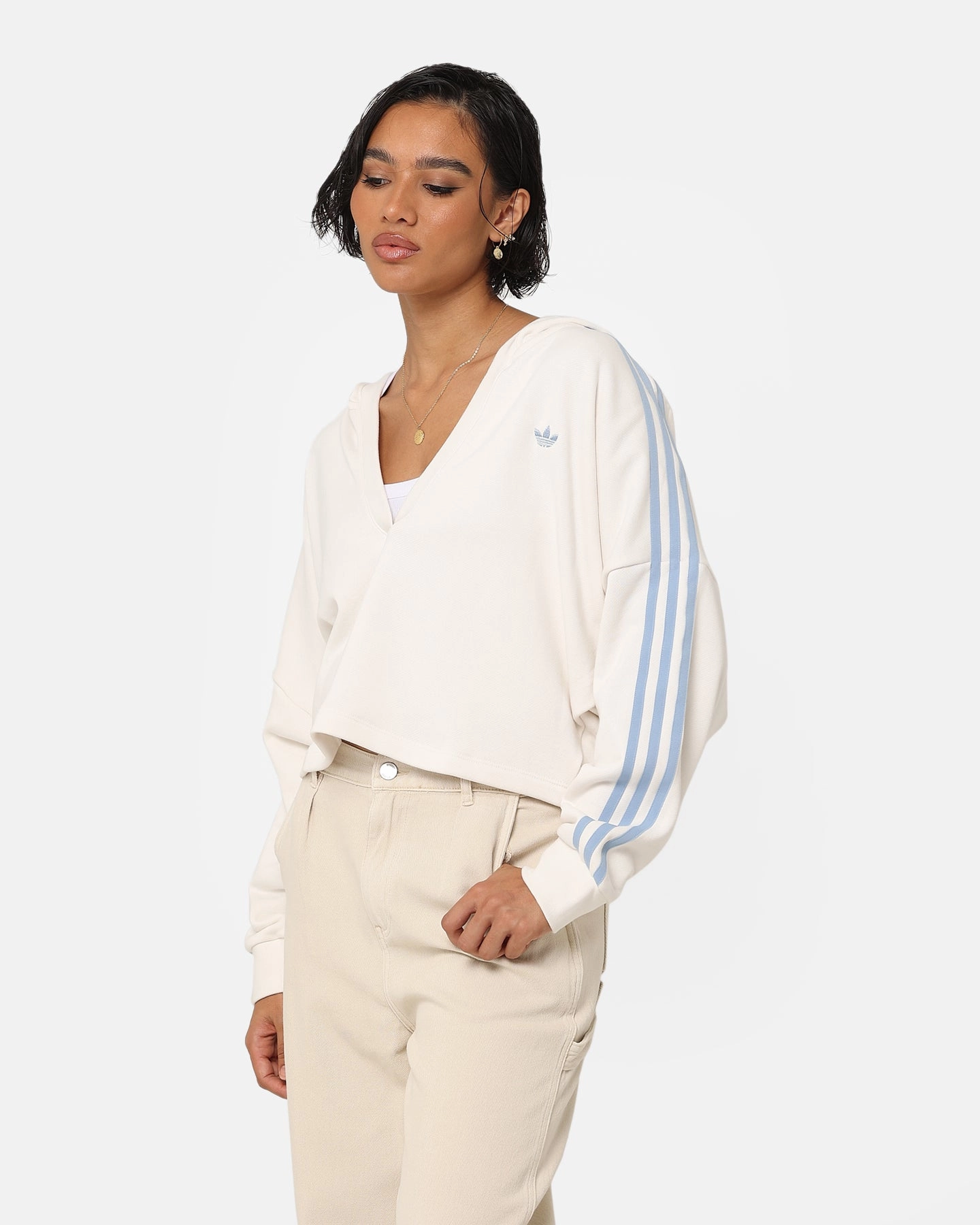Bright Tones Gender - neutral Adidas Women's Cropped Hoodie Clowhi