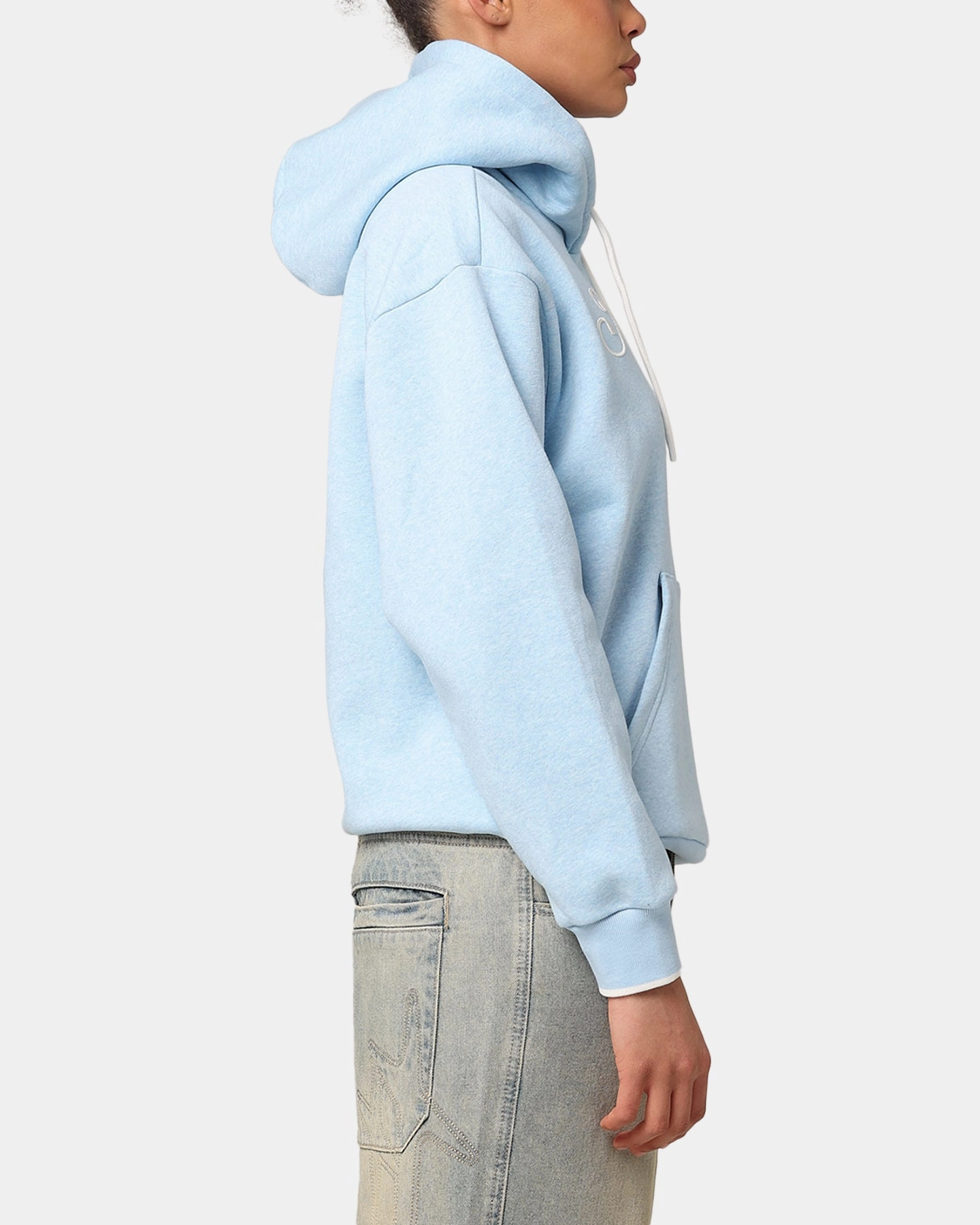 Performance Ready Adidas Women's Graphic Hoodie Clear Sky Mel