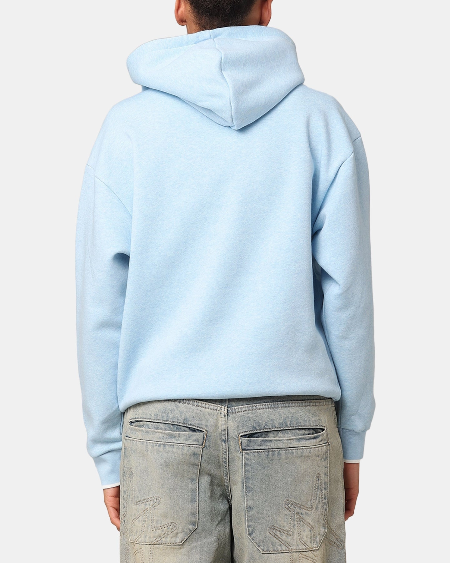 Adidas Women's Graphic Hoodie Clear Sky Mel Task Windproof Barrier