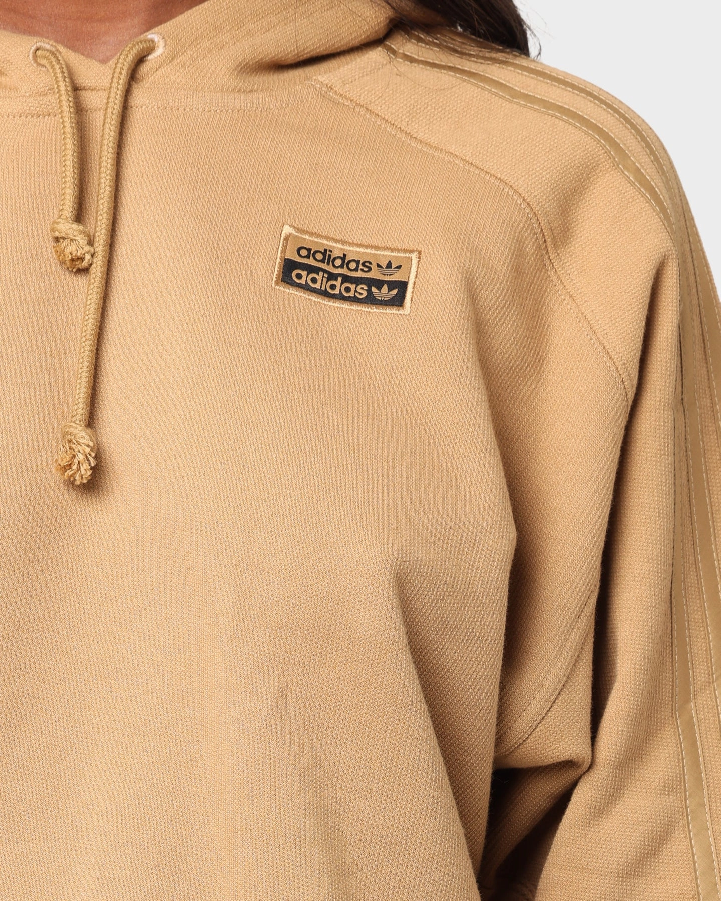 Adidas Women's Hoodie Tan StretchFit Fabric Technology