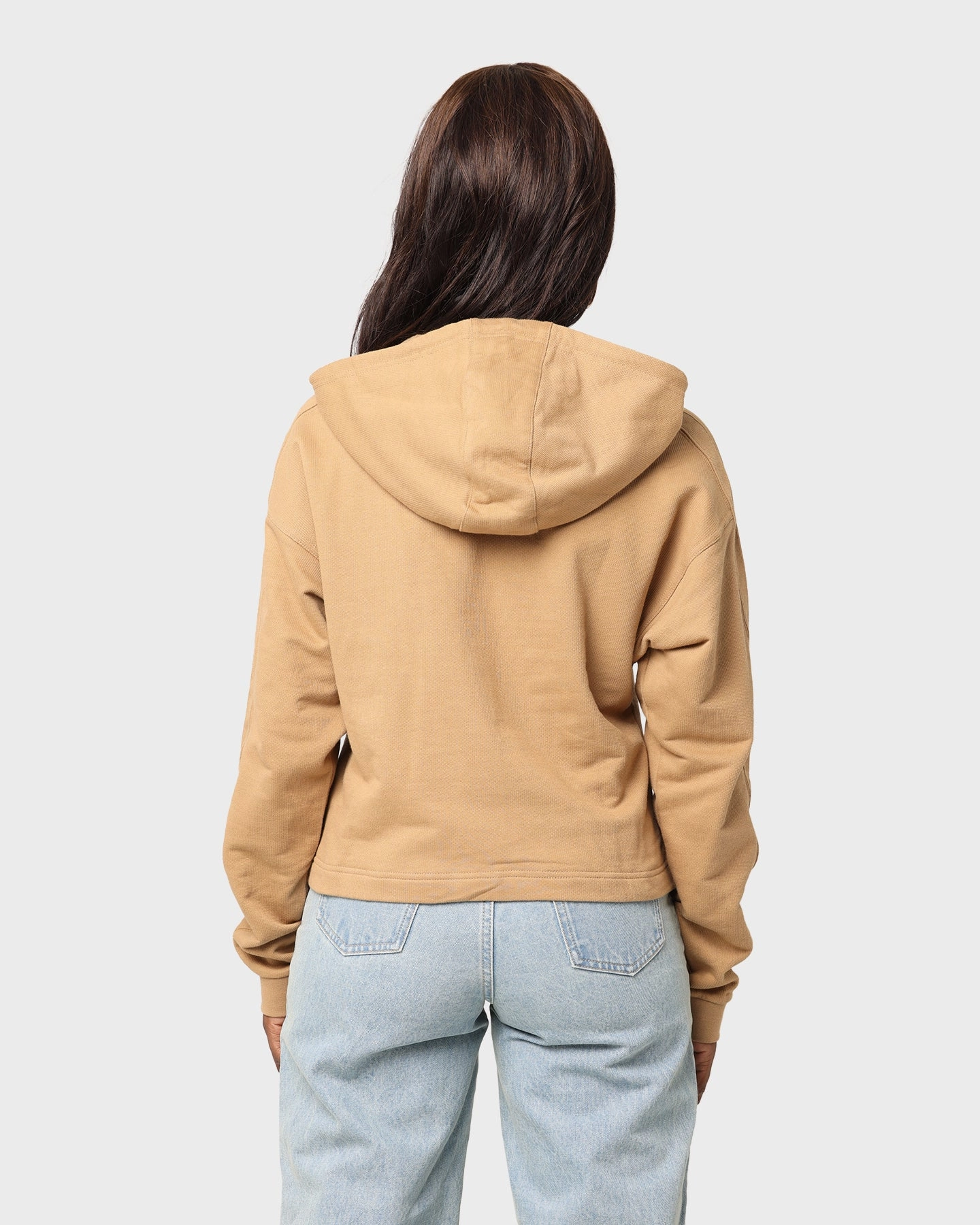 Adidas Women's Hoodie Tan design