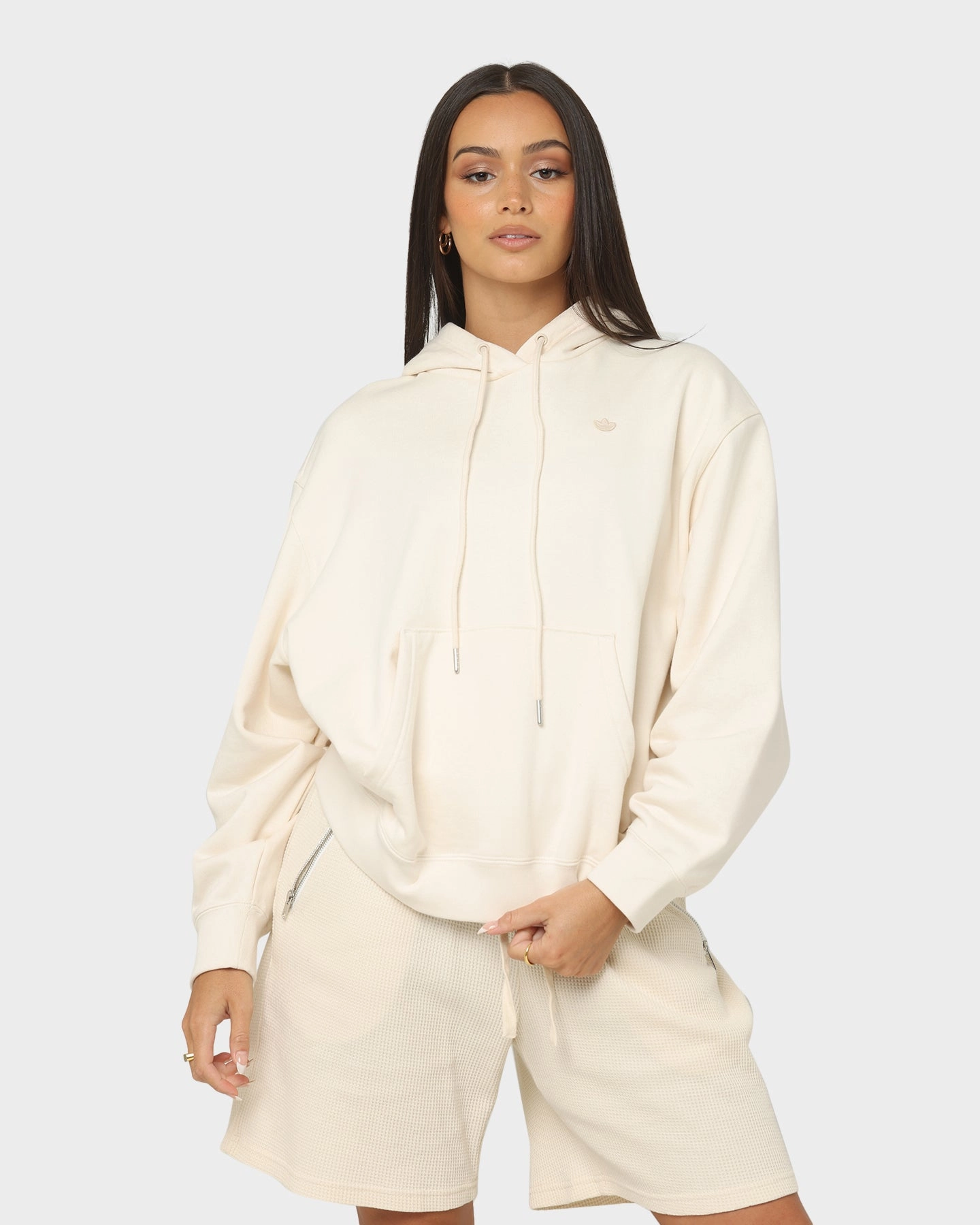 Adidas Women's No Dye Hoodie Non-Dye License Unisex