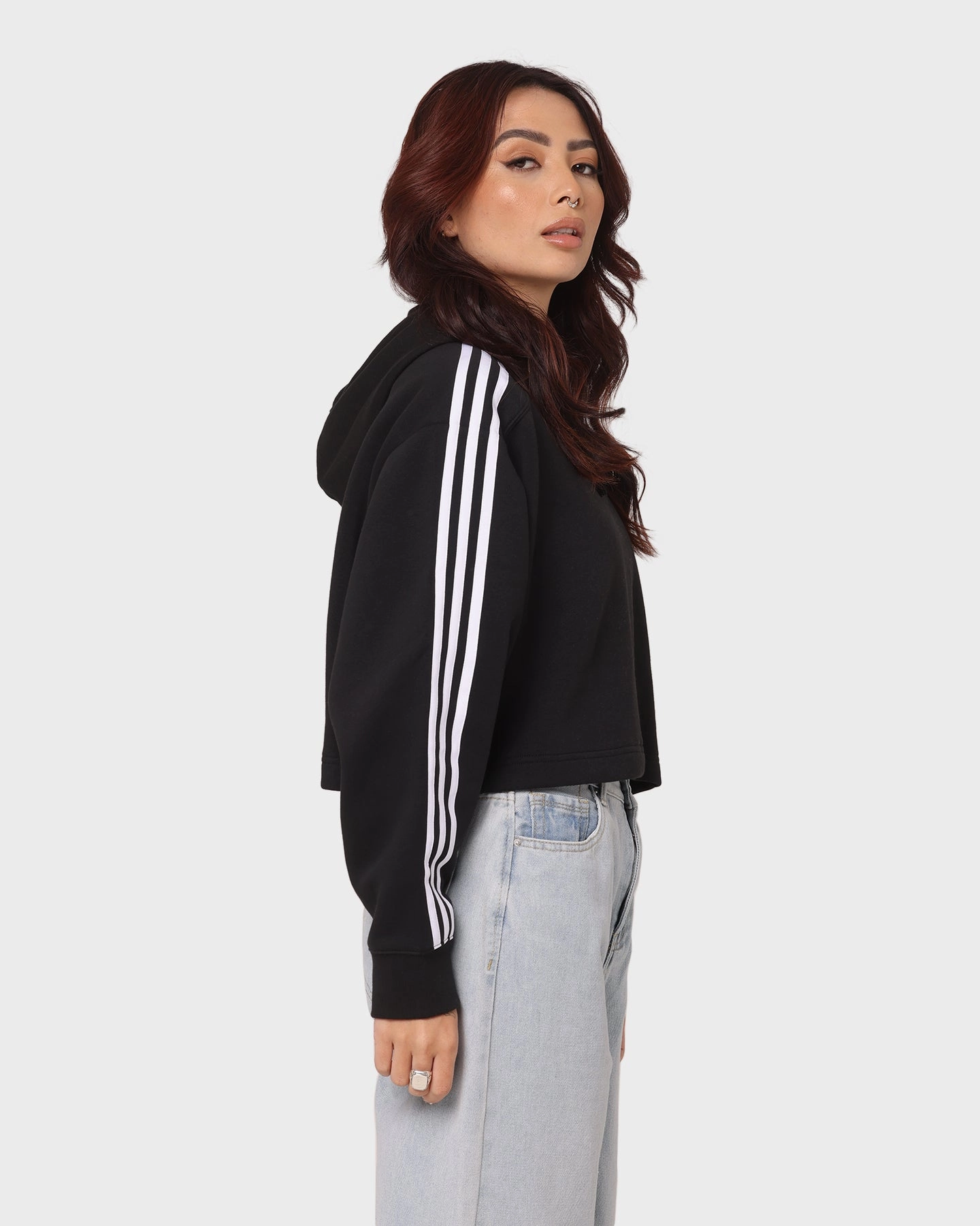 Adidas Women's Short Hoodie Black standard size