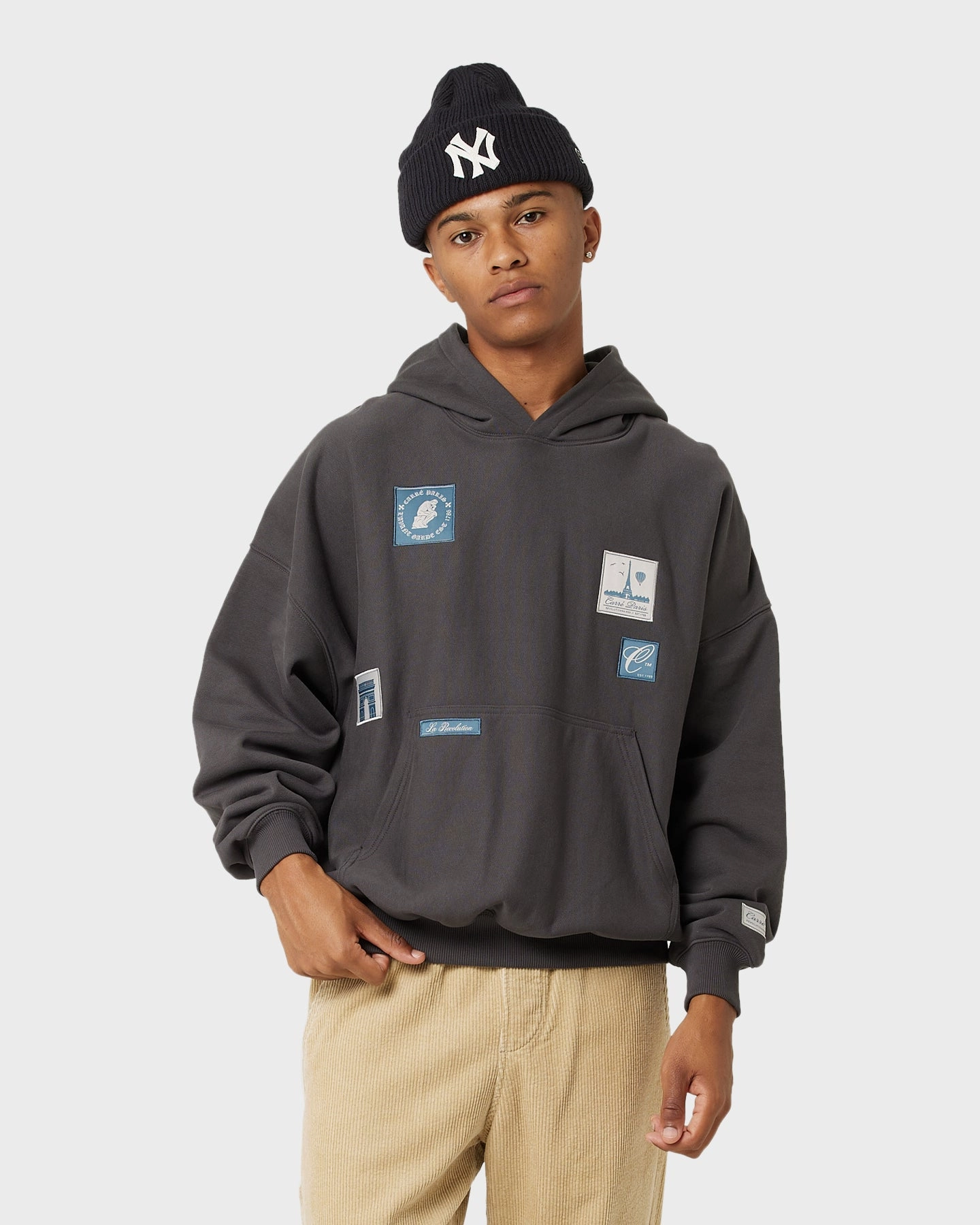 Cherish Carre Avant Oversized Hoodie Coal