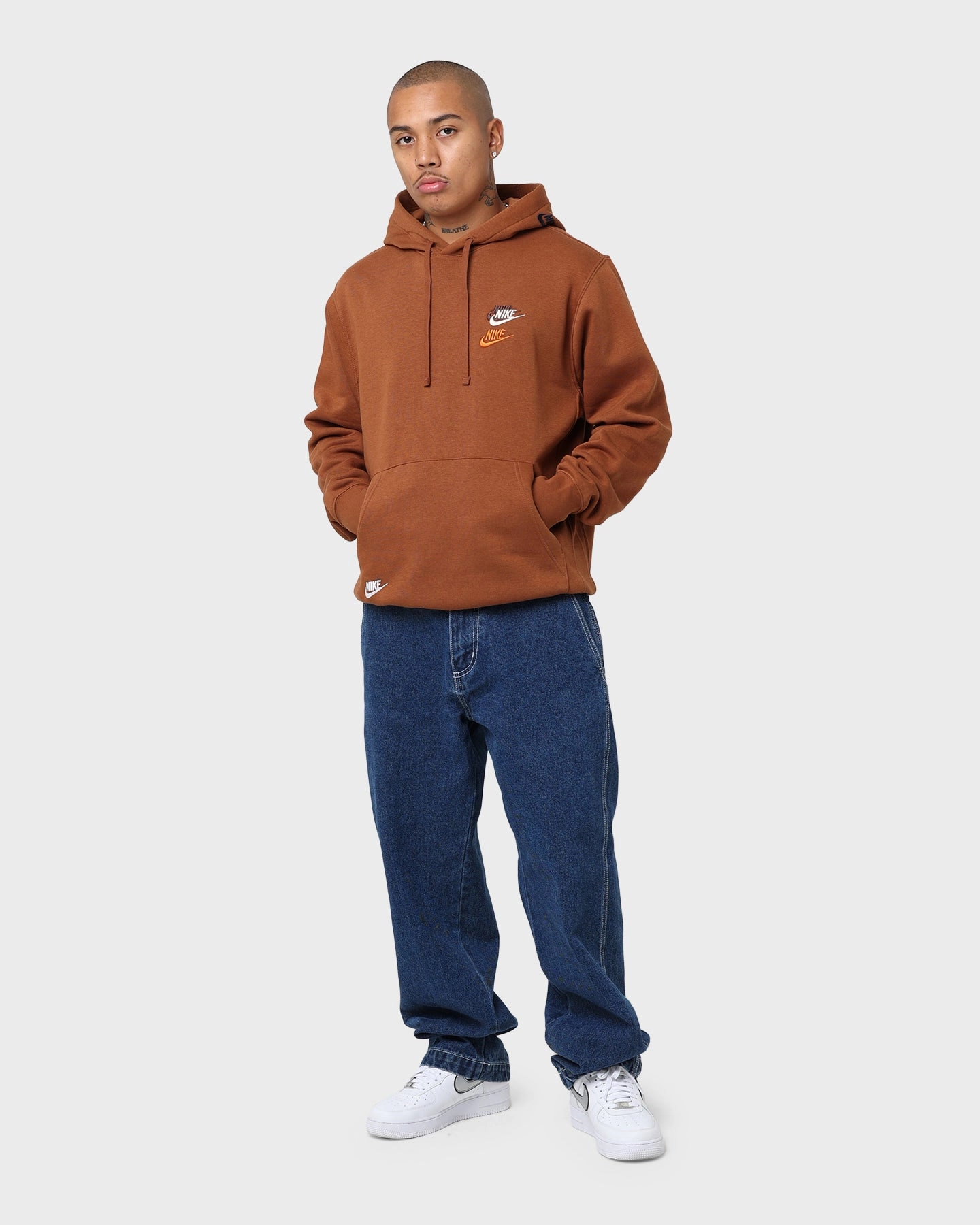 Nike Sportswear Sport Essentials  Pullover Hoodie Pecan/Pecan Finance