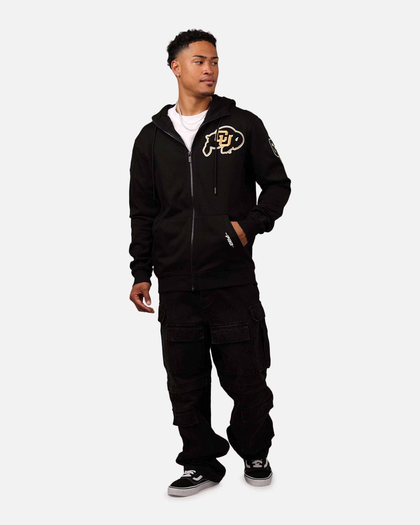 Pro Standard Colorado Buffaloes Classics Full Zip Hoodie Black Rugged Layering