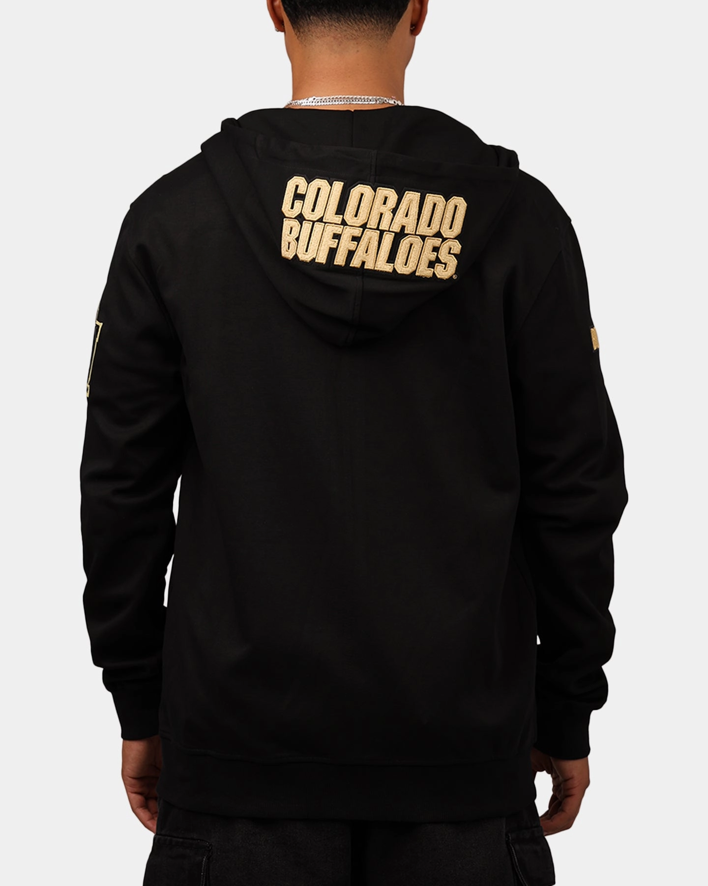Pro Standard Colorado Buffaloes Classics Full Zip Hoodie Black Water Repellent Finish Trilby