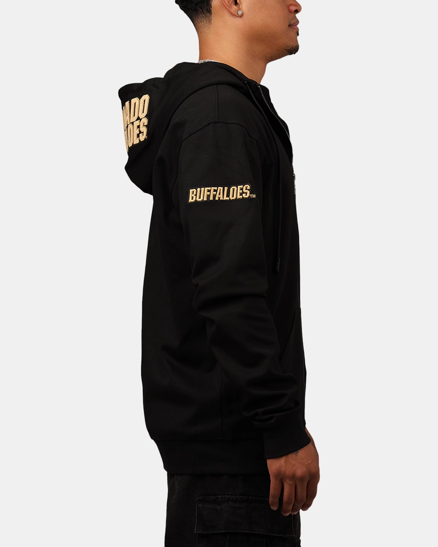 Pro Standard Colorado Buffaloes Classics Full Zip Hoodie Black Scissors