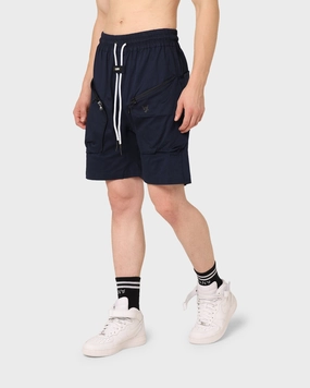 Timeless Look Jogging Ready The Anti Order Neo Military Cargo Shorts Dark Navy