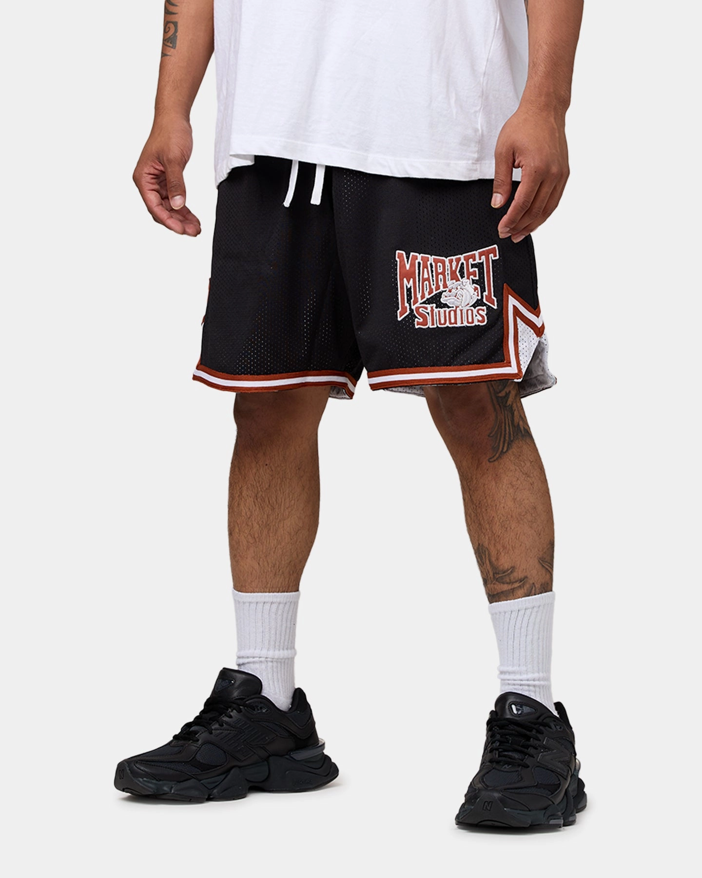 Market Dulldogs Mesh Shorts Black Comfortable Design