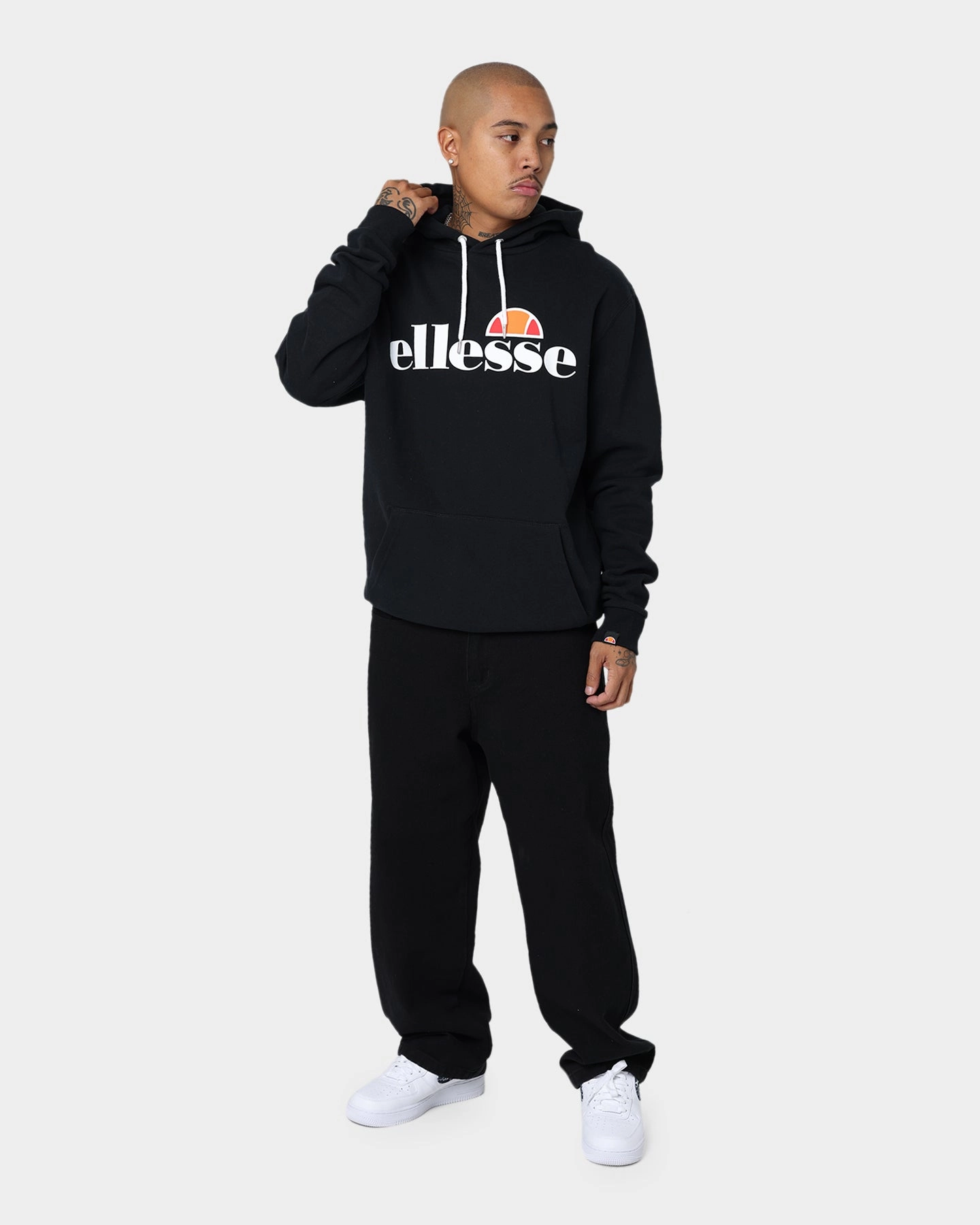 Ellesse SL Gottero Hoodie Black Versatile Design