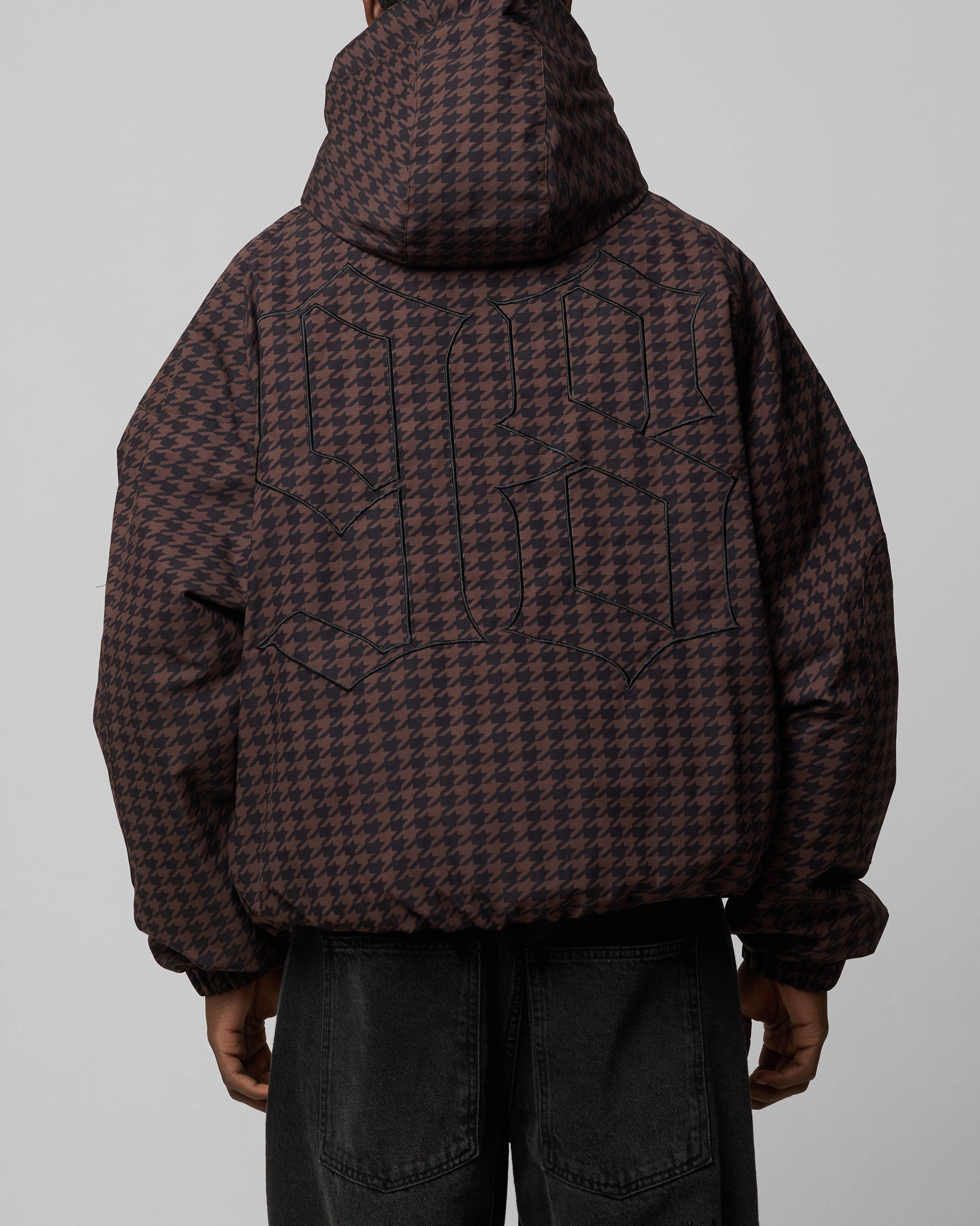Loiter Tailgate Jacket Brown/Black Recycled Polyester Blend