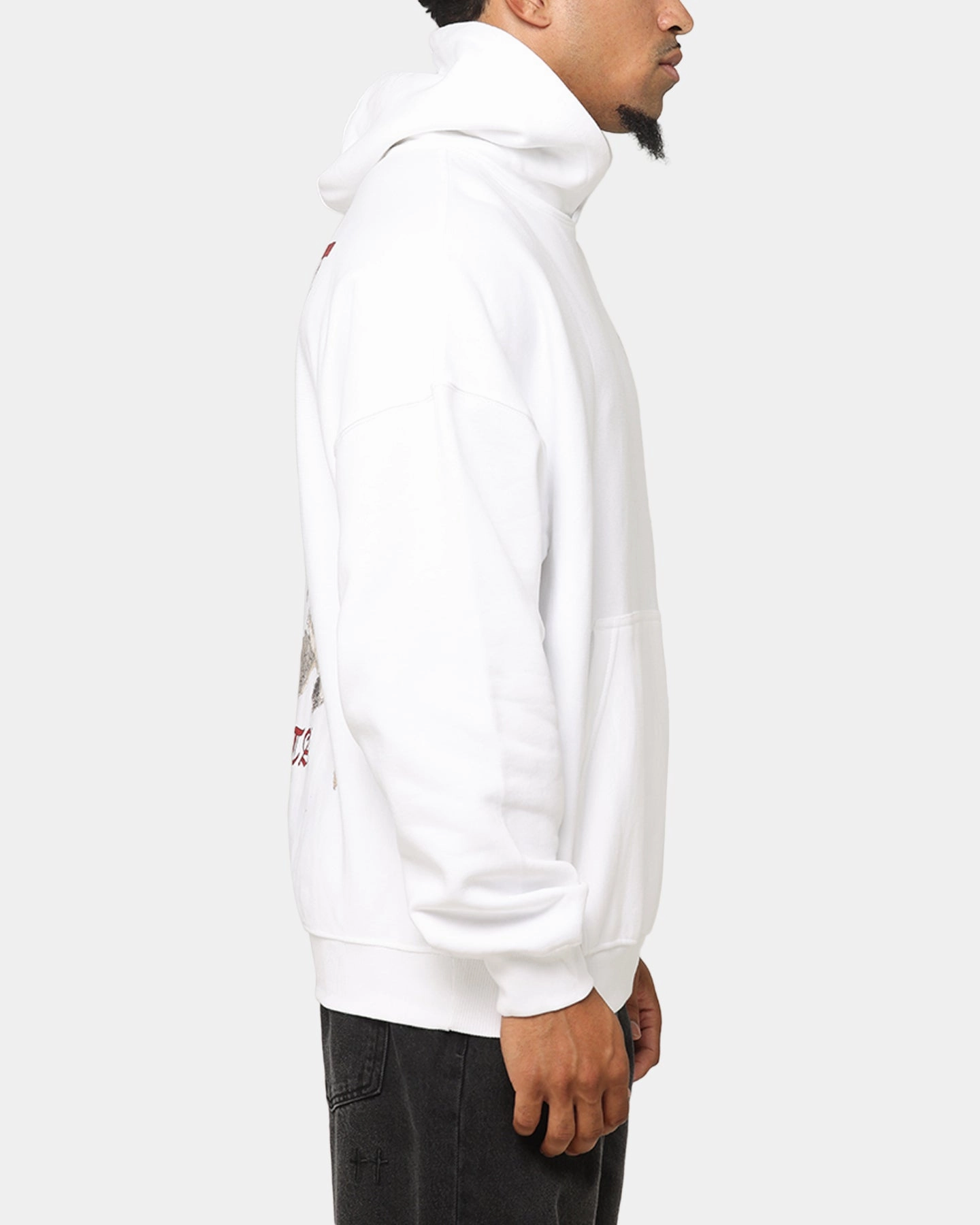 Easy Fit Saint Morta Heavens Boxy Hoodie White