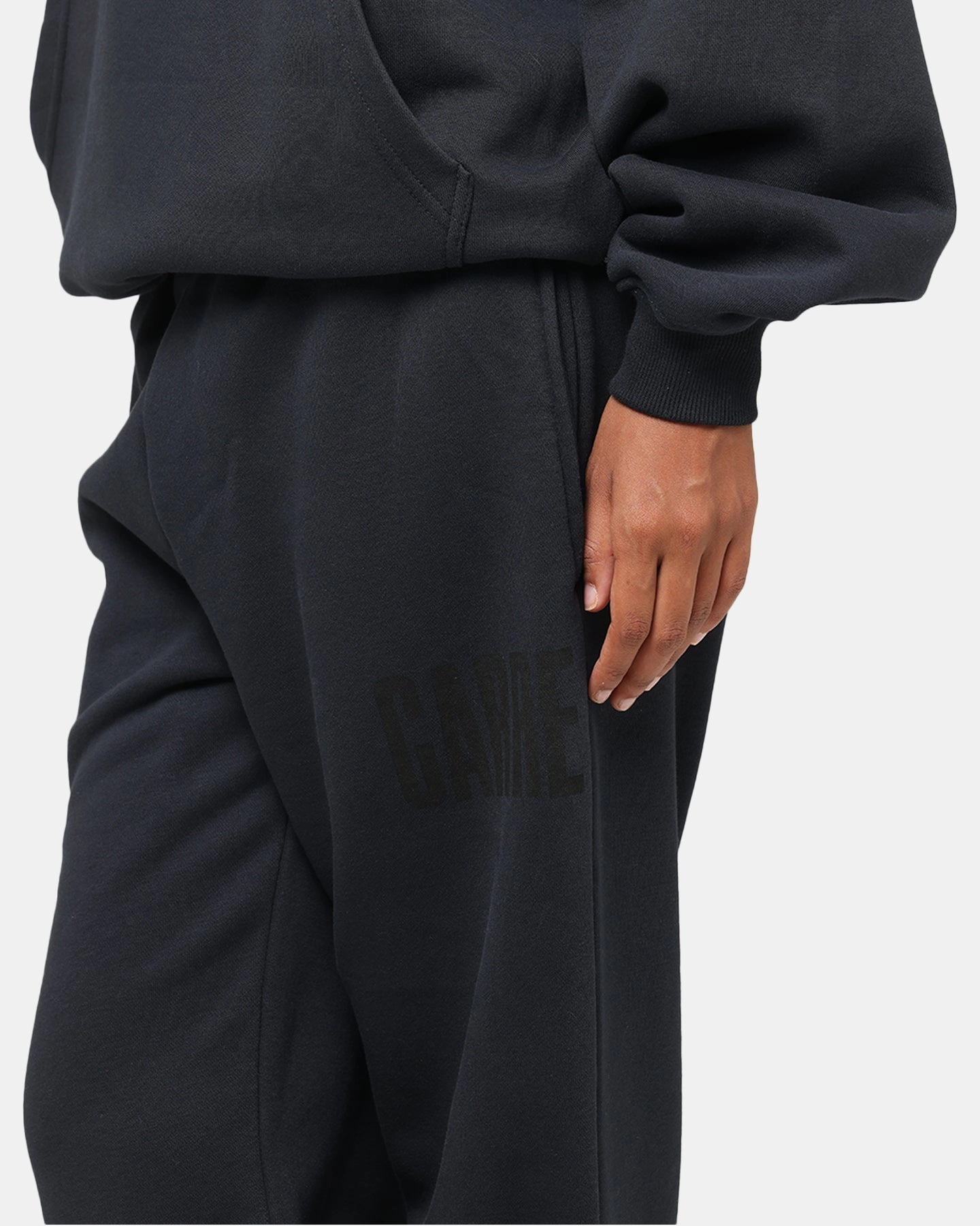Multi-way wear Comfy Vibes Carre Premium Essentials Track Pant Steel/Black