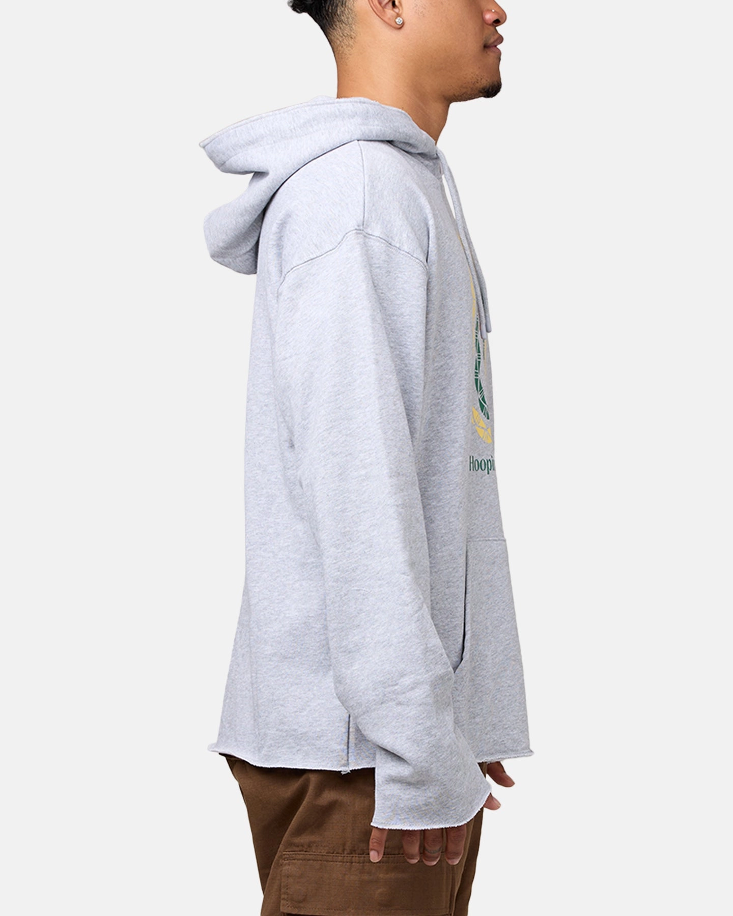 Overtime Paradise Palms Hoodie Grey Active Lifestyle Gear