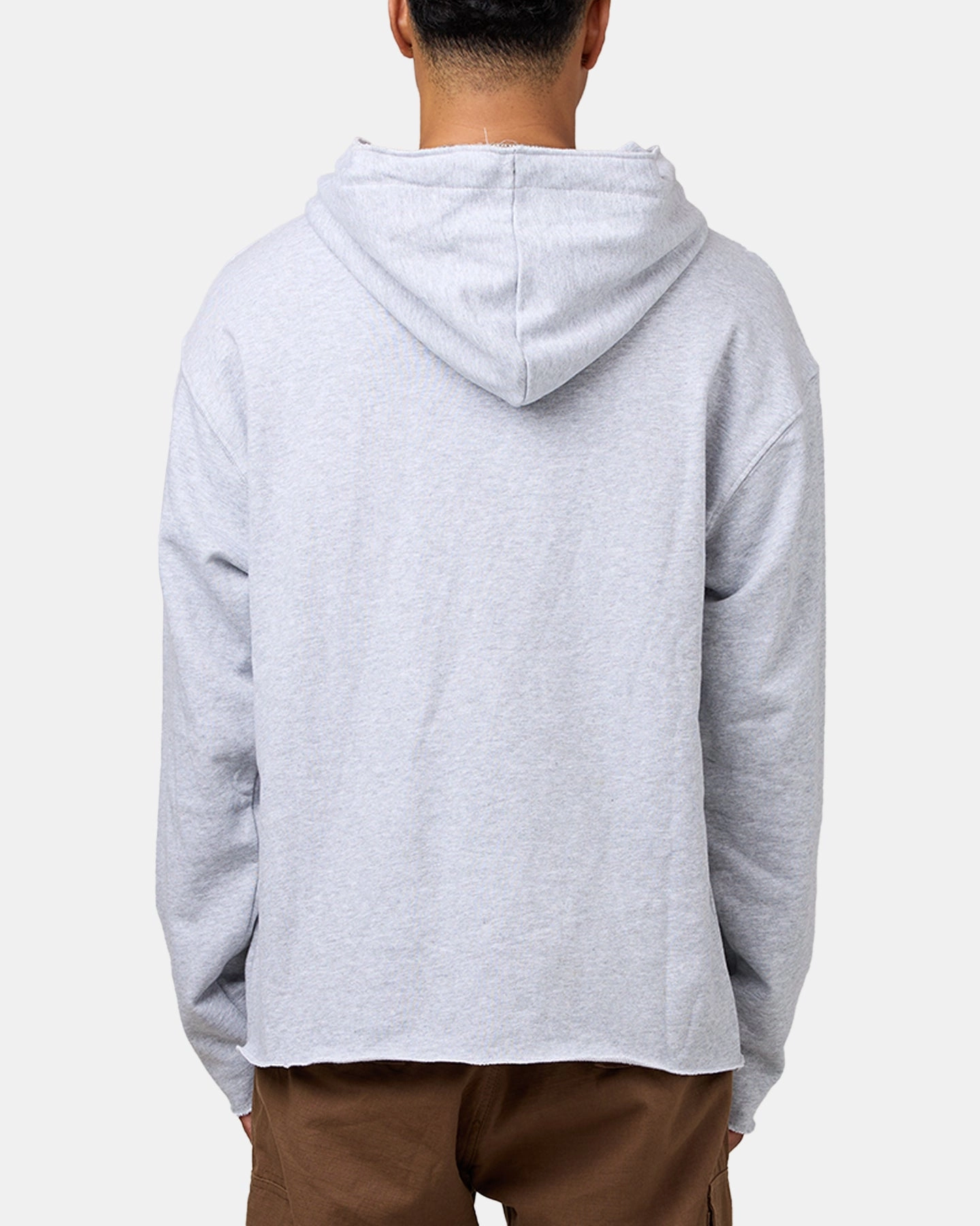 Overtime Paradise Palms Hoodie Grey library Lightweight Waterproof