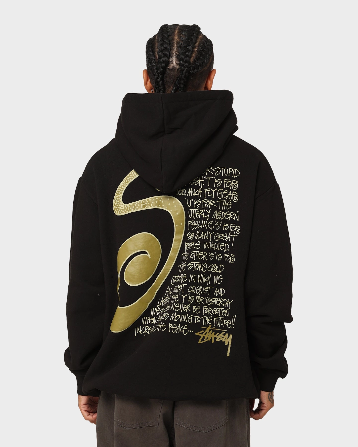 Razor Stussy S IS Hoodie Black