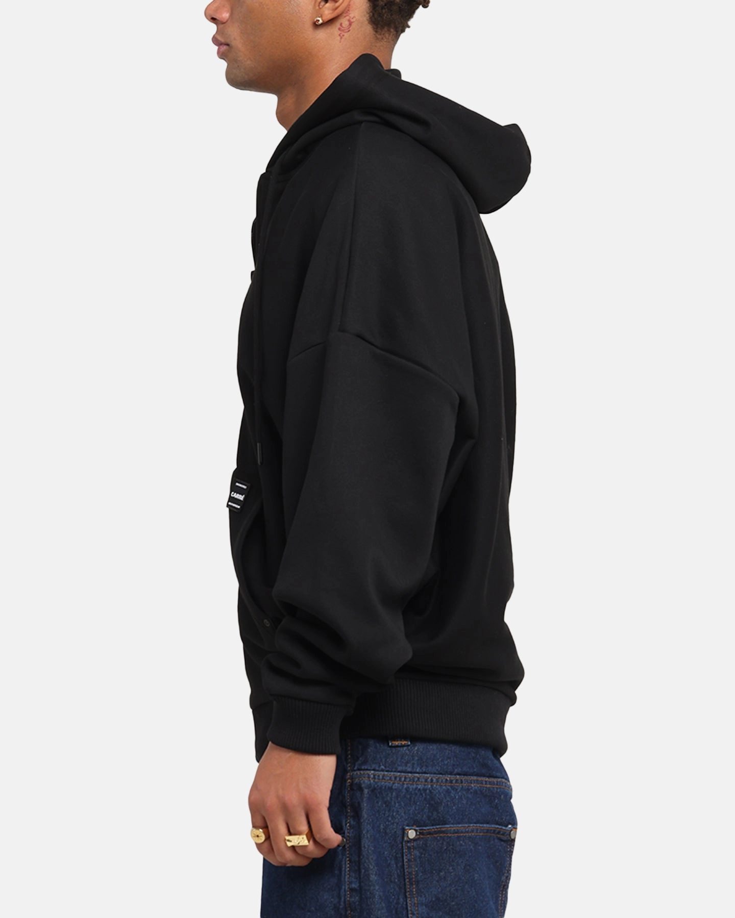 Carre Weatherwear Hoodie Black Durable Bonding Electronic - warfare - capable