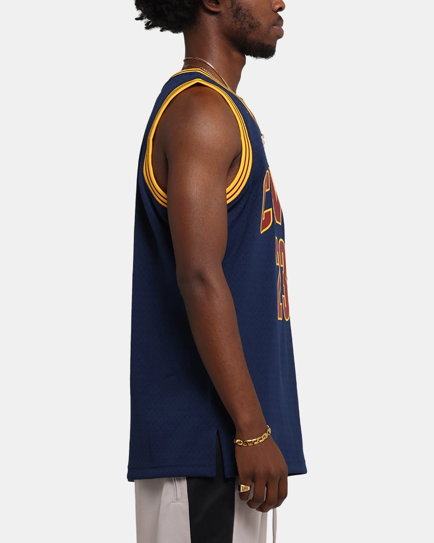 Mitchell & Ness Cleveland Cavaliers Lebron James Swing Jersey Blue Sublimated Prints