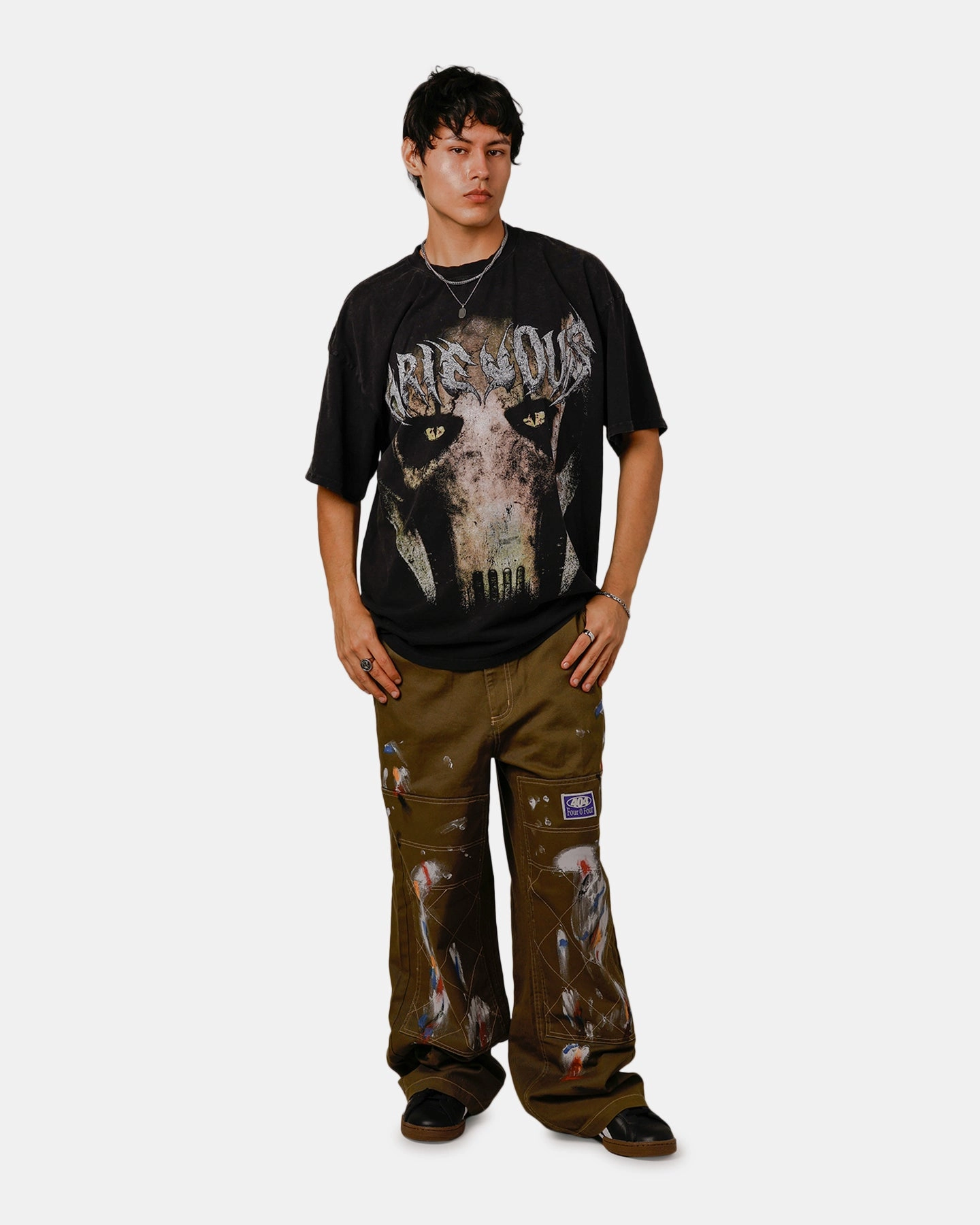Goat Crew Star Wars Grievous Heavy T-Shirt Vintage Black Smooth Neckline Classic Style