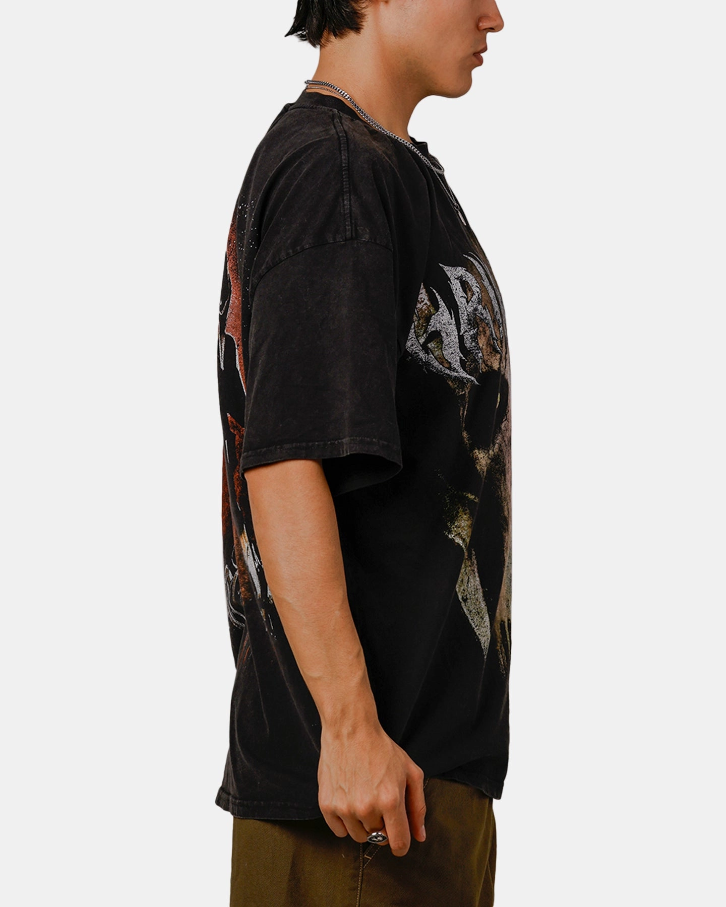 Goat Crew Star Wars Grievous Heavy T-Shirt Vintage Black Feminine Appeal