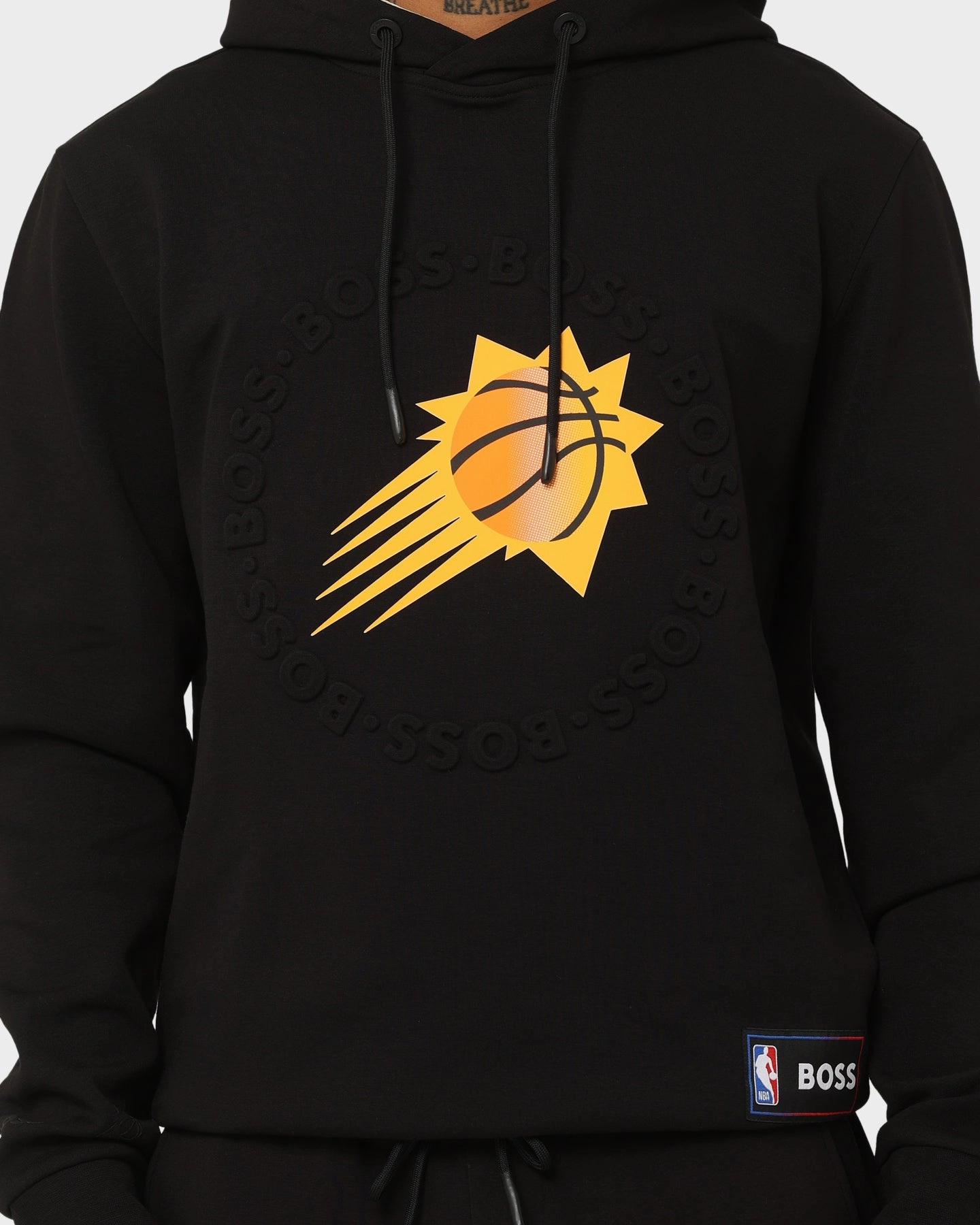 exploration ConvertibleCollar Hugo Boss Phoenix Suns Basic Hoodie Charcoal