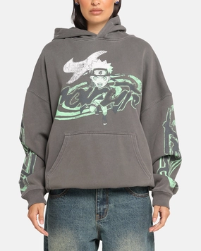 Eyeliner Goat Crew X Naruto Sage Mode Premium Hoodie Washed Charcoal
