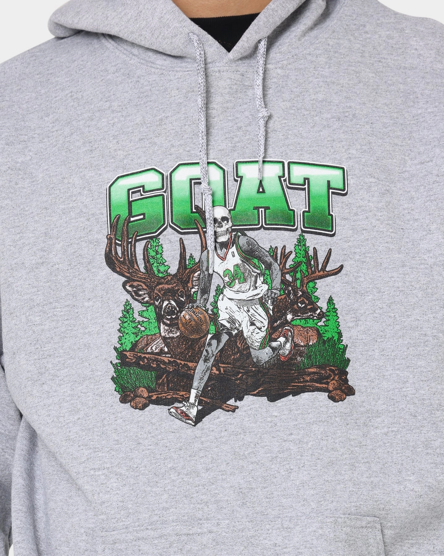 Goat Crew Buck Hunter Hoodie Grey Connect