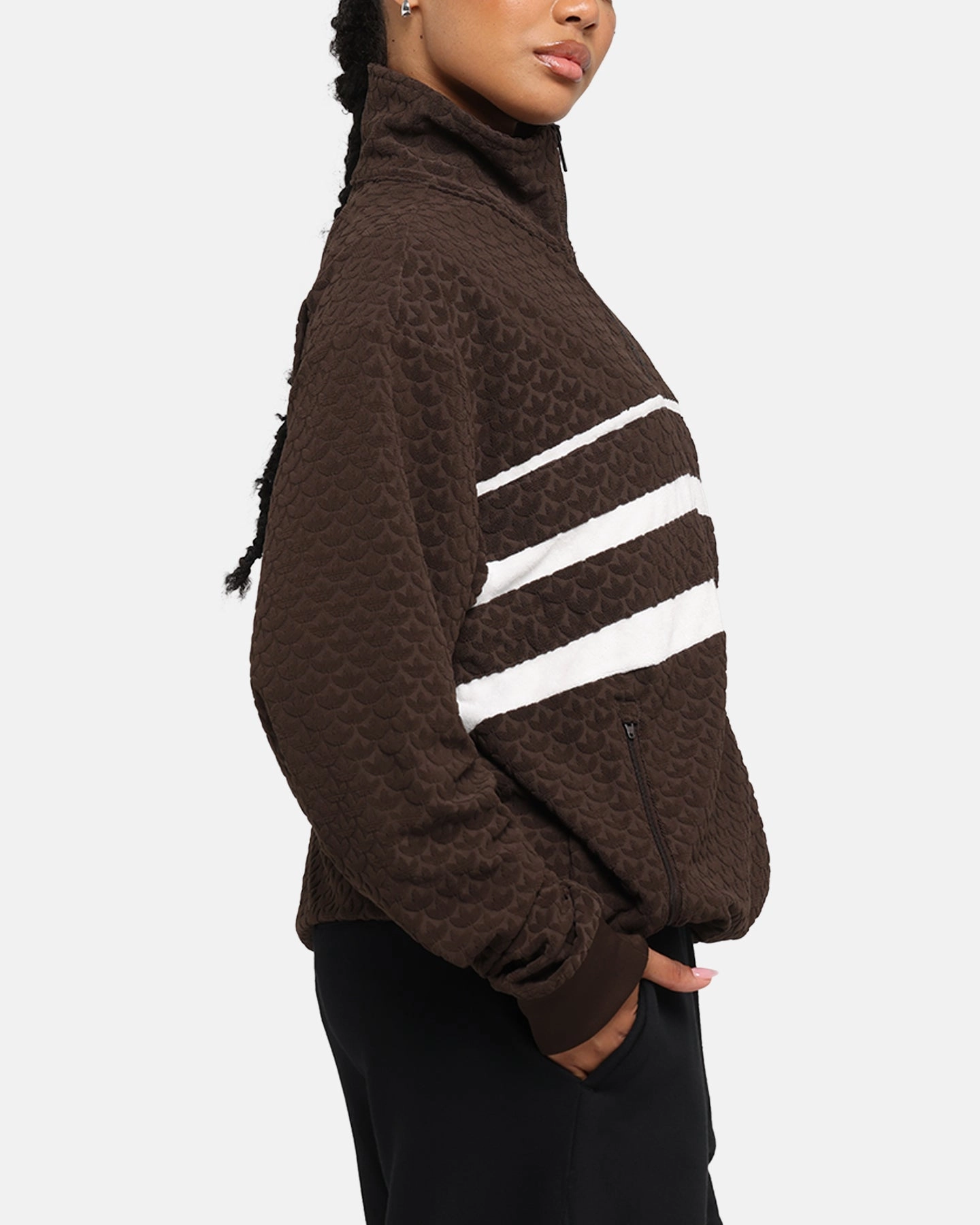 Adidas Monogram Track Top Jacket Dark Brown Condition