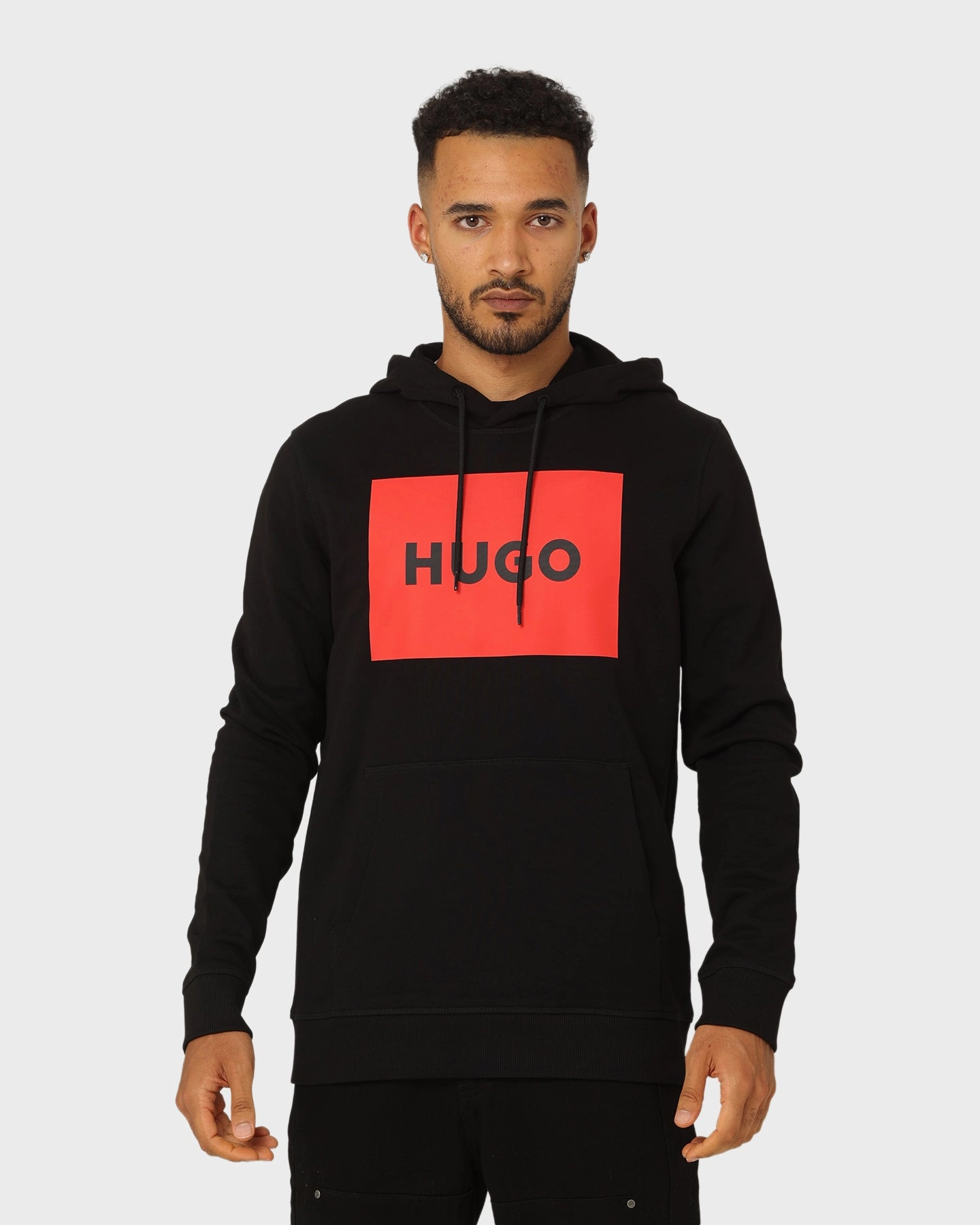 StretchFit Fabric Technology Hugo Boss DURATSCHI223 Hoodie Black