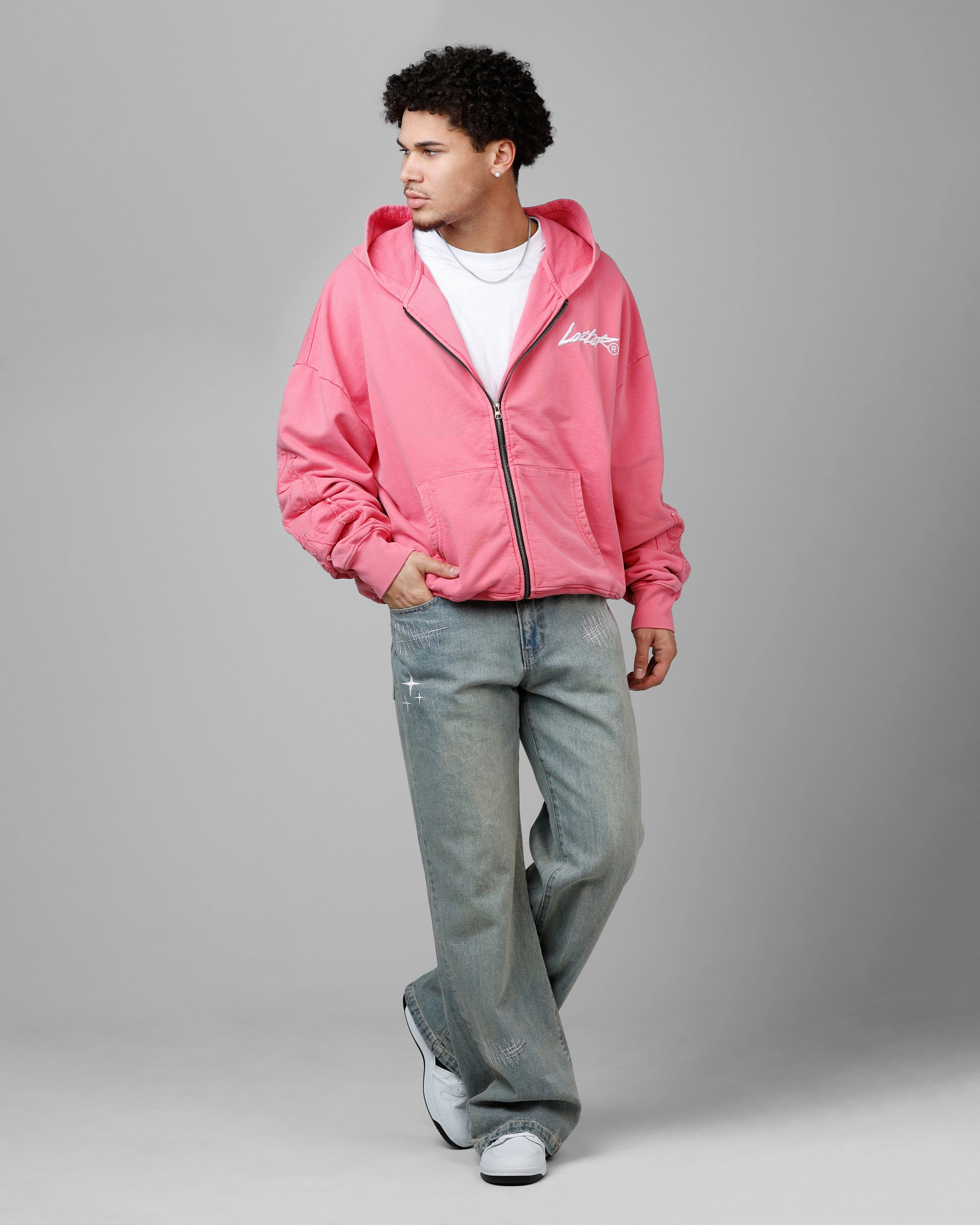Equity Loiter Inferno Hoodie Pink