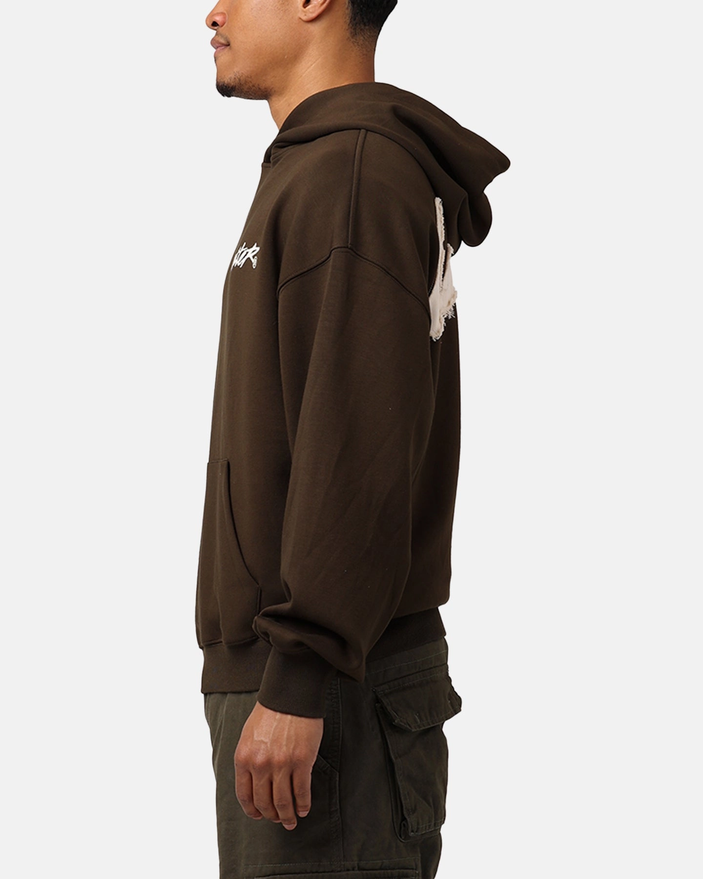 Loiter Chroma Premium Hoodie Dark Chocolate tall size BreathableTechnology