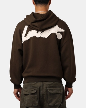Smart Casual Loiter Chroma Premium Hoodie Dark Chocolate