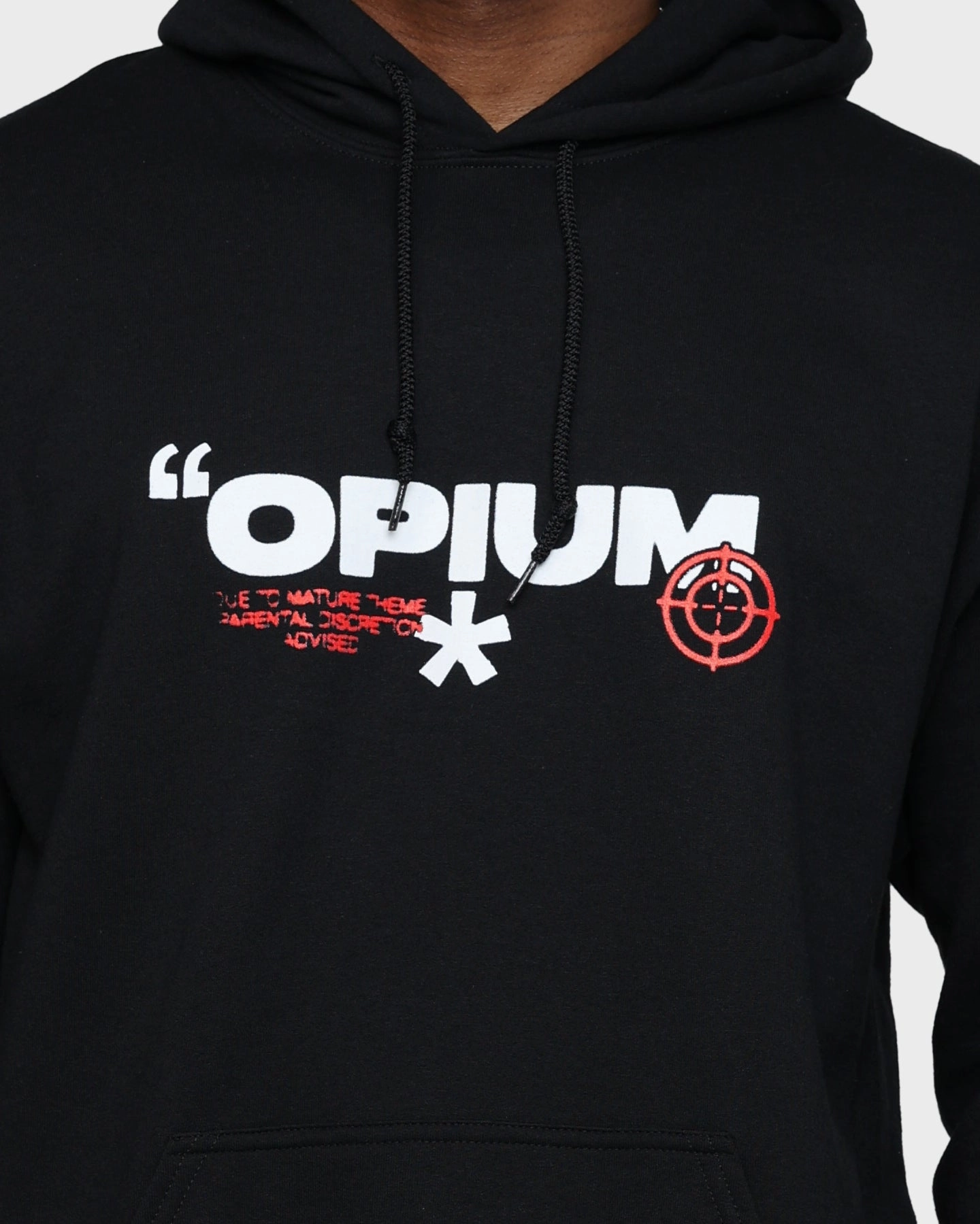 Lightweight Warmth Durable Seams Goat Crew Opium Hoodie Black