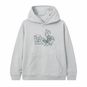Afield Out Domino Hoodie 'Cement' difficult to repair Versatile Styling Options