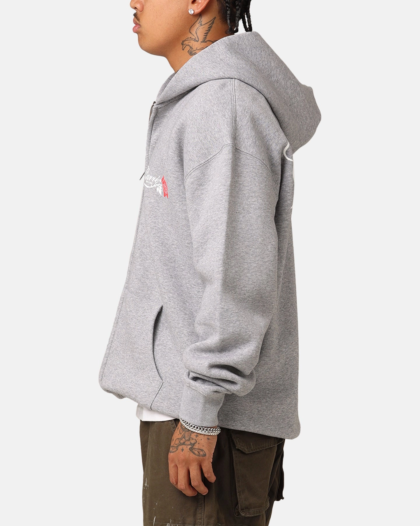 Warm Carr?? Rara Full Zip Hoodie Grey Marle