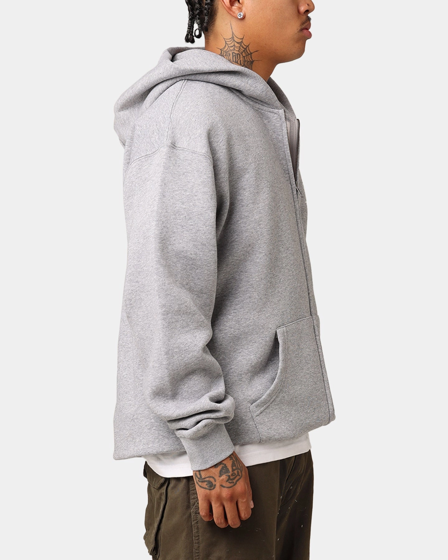 All Season Reinforced Hem Carr?? Rara Full Zip Hoodie Grey Marle