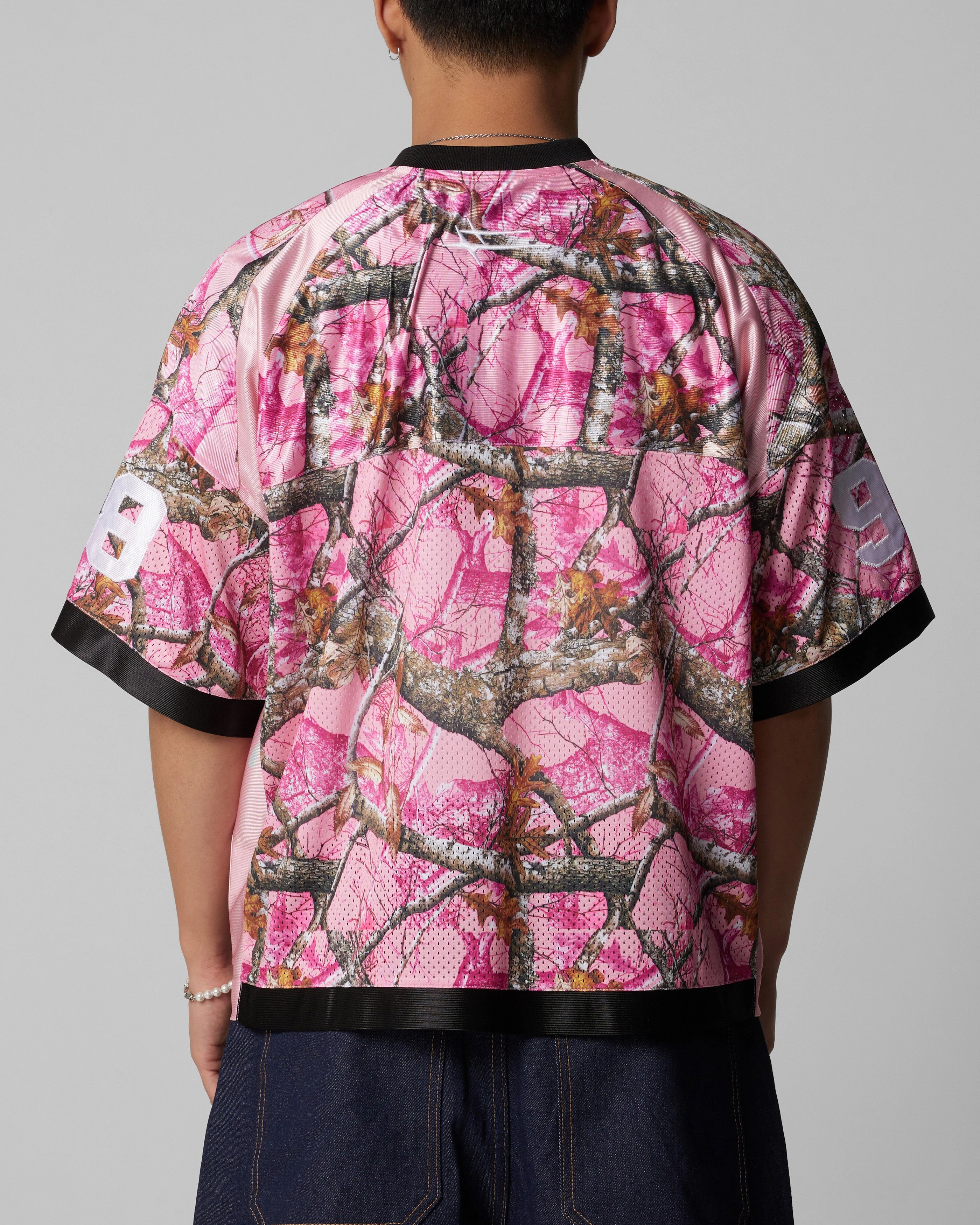 Outdoor Activewear Bemberg Collar Finish Loiter Training Jersey Pink Camo