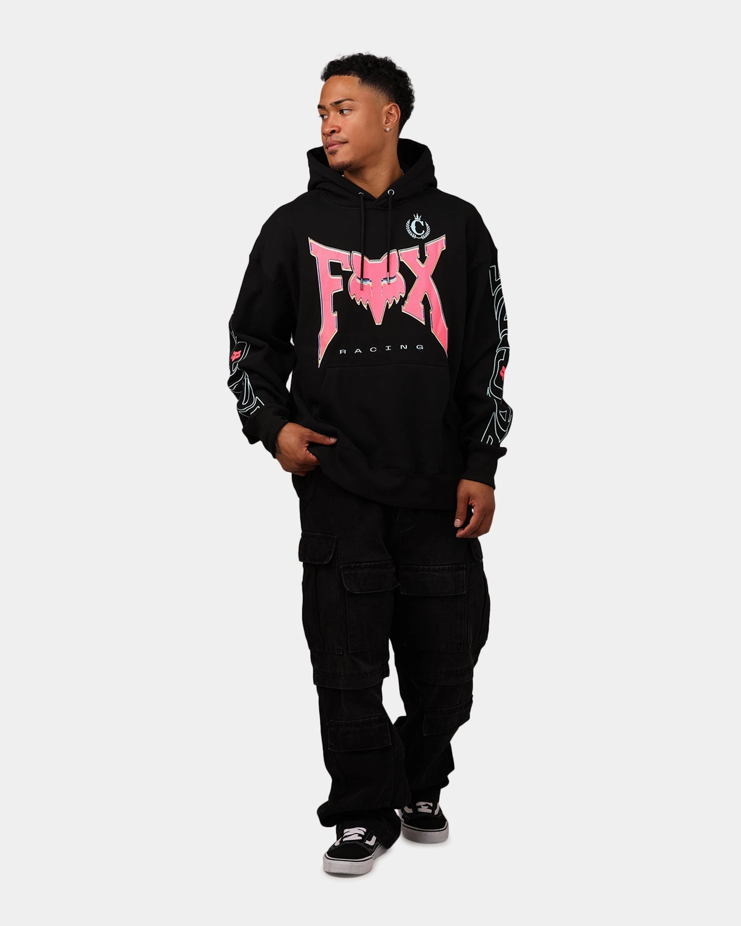 Propagate Dual Zipper System Fox Racing X Culture Kings Hoodie Black