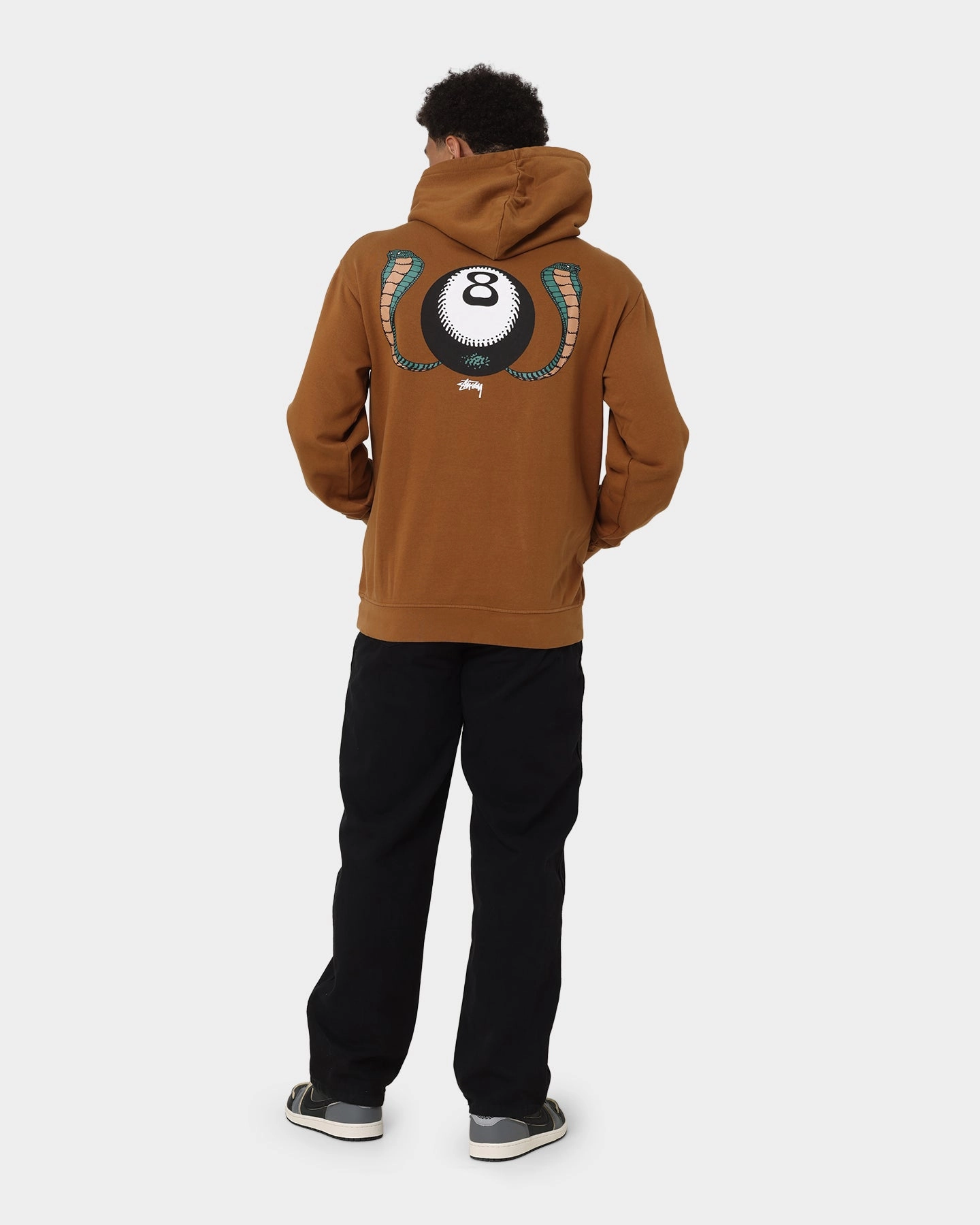 Stussy 8 Snakes Hoodie Pigment Chocolate Lightweight Outerwear Evaluation