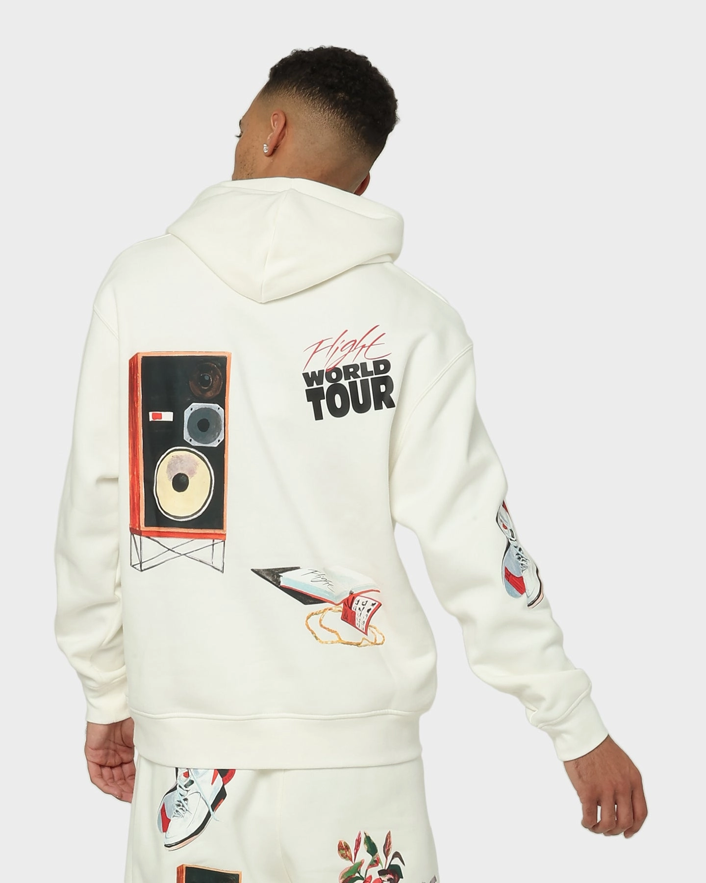 Jordan Flight Artist Series Fleece Pullover Jacket Sail/Black/University Red Swim suitable for outdoor adventures