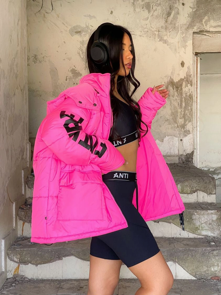 Waterproof Protection The Anti Order Hyphen ATD Puffer Jacket Lethal Pink