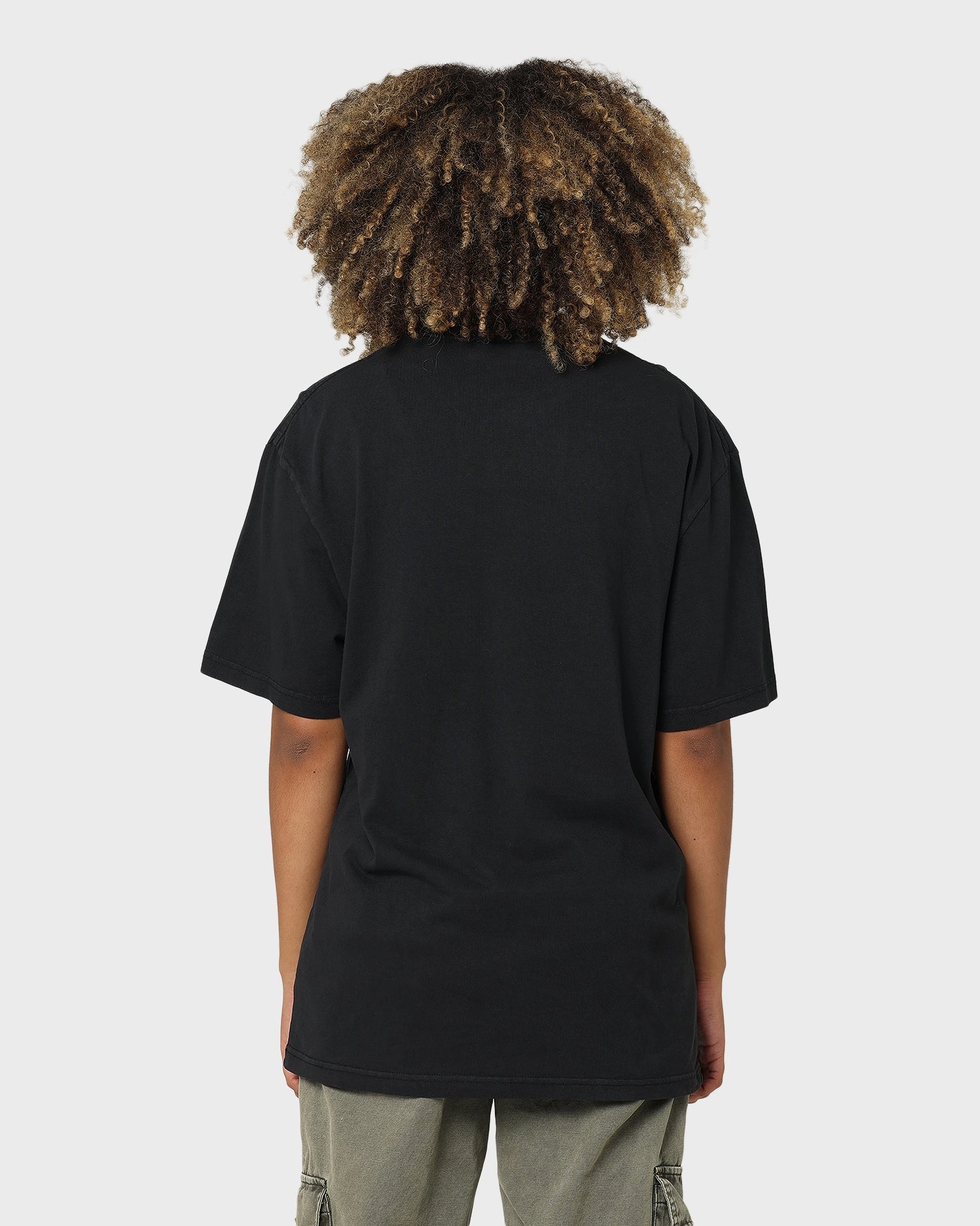 Fashion-Ready Moisture Wicking Technology Mitchell & Ness Los Angeles Lakers Showtime Vintage T-Shirt Faded Black